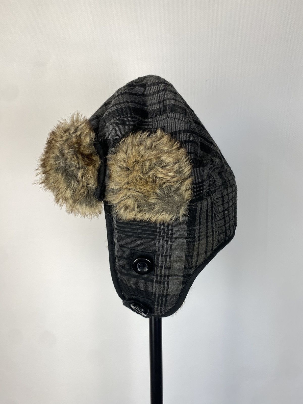 Hysteric Glamour × Japanese Brand Y2K American Vintage Fuzzy Hat Mohair Ushanka Beauty Beast Size ONE SIZE - 3 Thumbnail