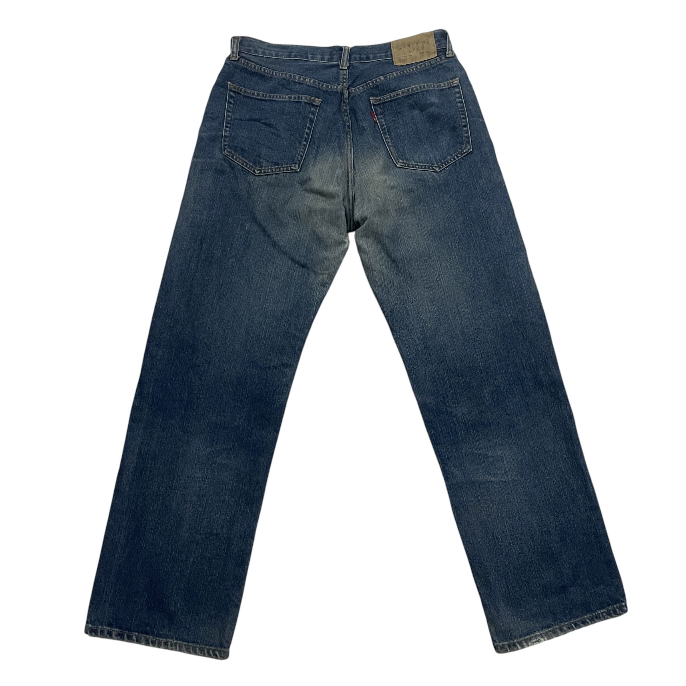 Warehouse Vintage Warehouse Japan Distressed Denim Jeans Size US 32 / EU 48 - 8 Thumbnail