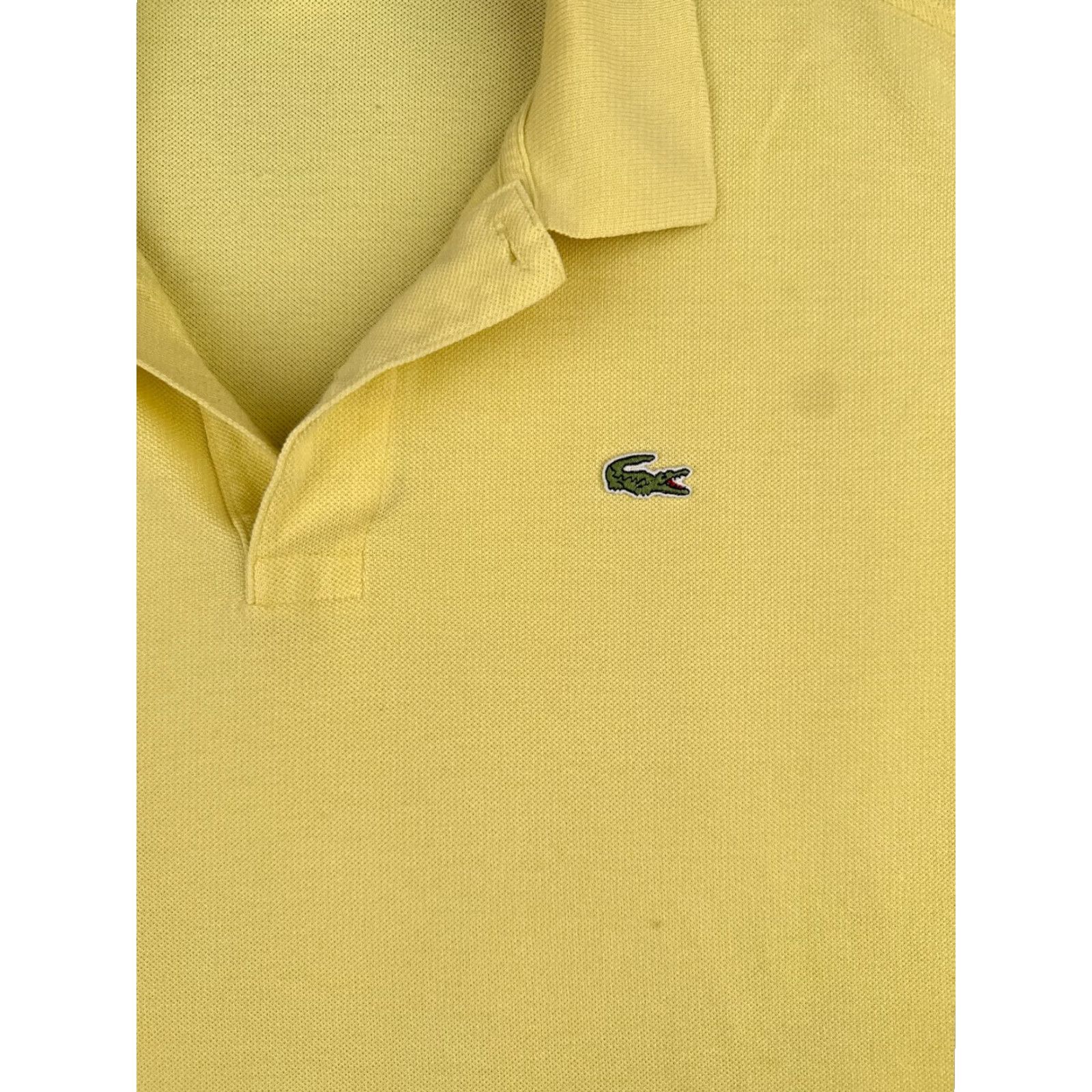 Lacoste Lacoste Polo Shirt Men Short Sleeve 100% Cotton Yellow Slim Fit 9 Size US M / EU 48-50 / 2 - 6 Thumbnail