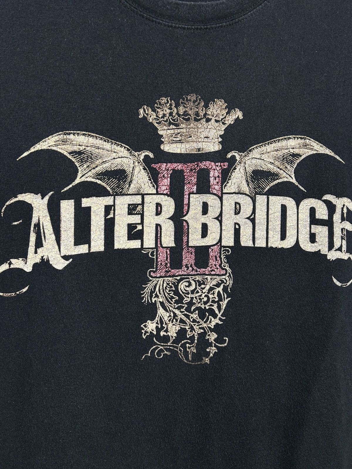 Band Tees Vintage Alter Bridge 2010 Licensed Faded T-Shirt Size US L / EU 52-54 / 3 - 2 Thumbnail