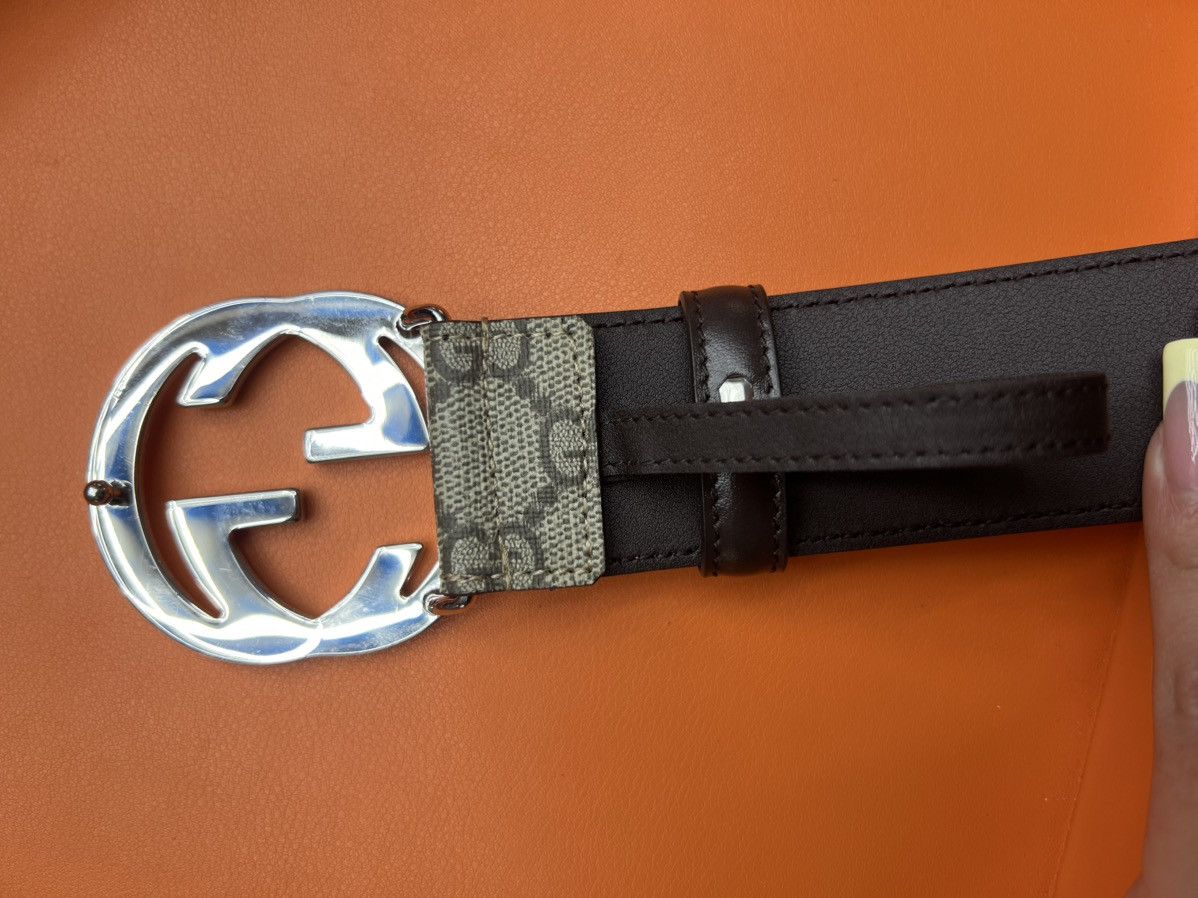 Gucci Gucci GG Supreme Interlocking G Belt Size 42 - 6 Thumbnail