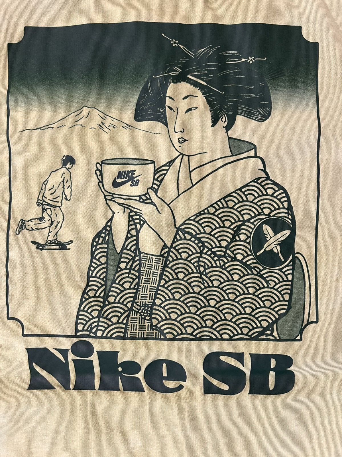 Nike SB Nike SB Yuto Horigome Tee Olive Aura matcha gheisa Japan Size US M / EU 48-50 / 2 - 7 Thumbnail