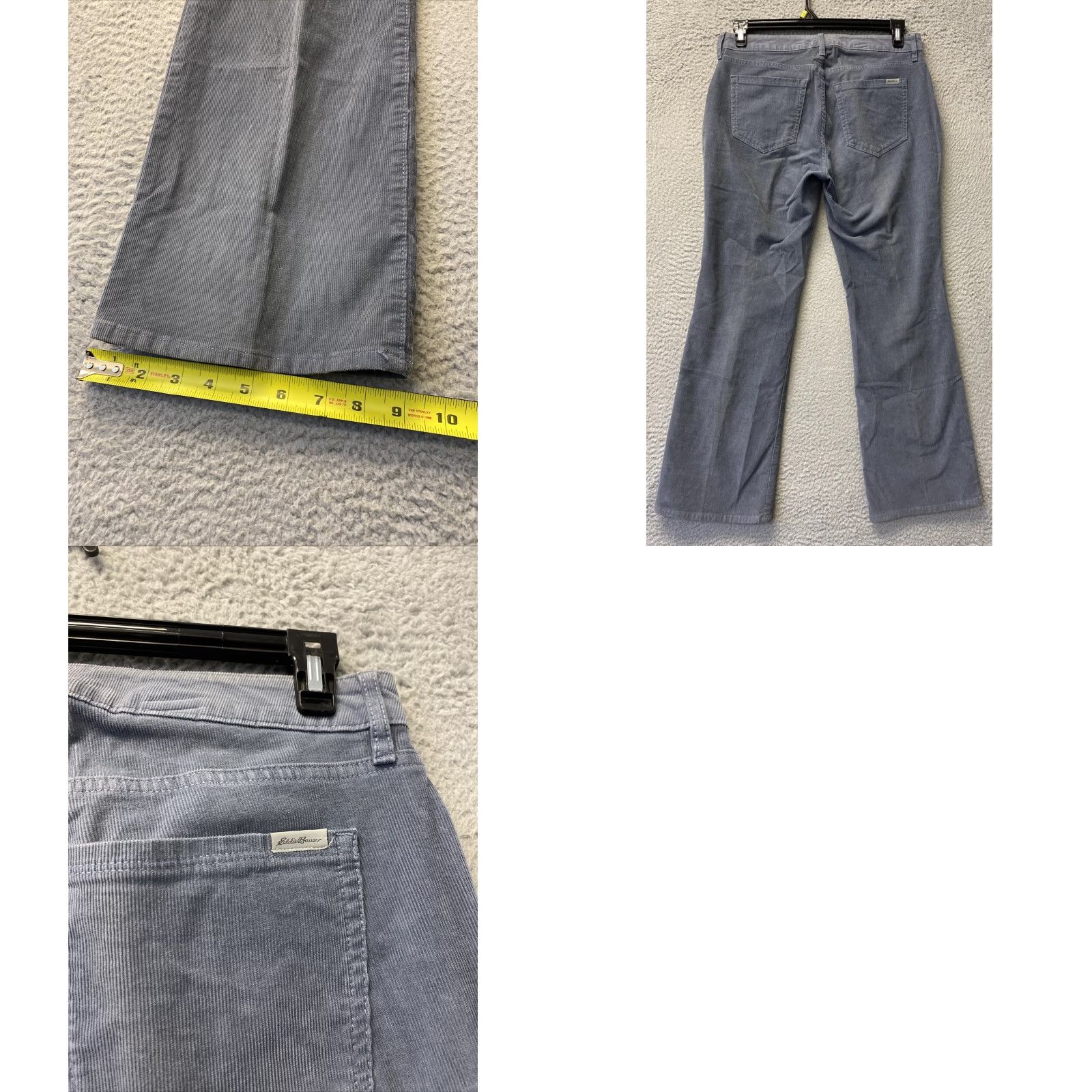 Eddie Bauer Eddie Bauer Vintage Corduroy Pants 6P Gray Bootcut Womens Classic Stretch Retro Size 32" / US 10 / IT 46 - 8 Thumbnail