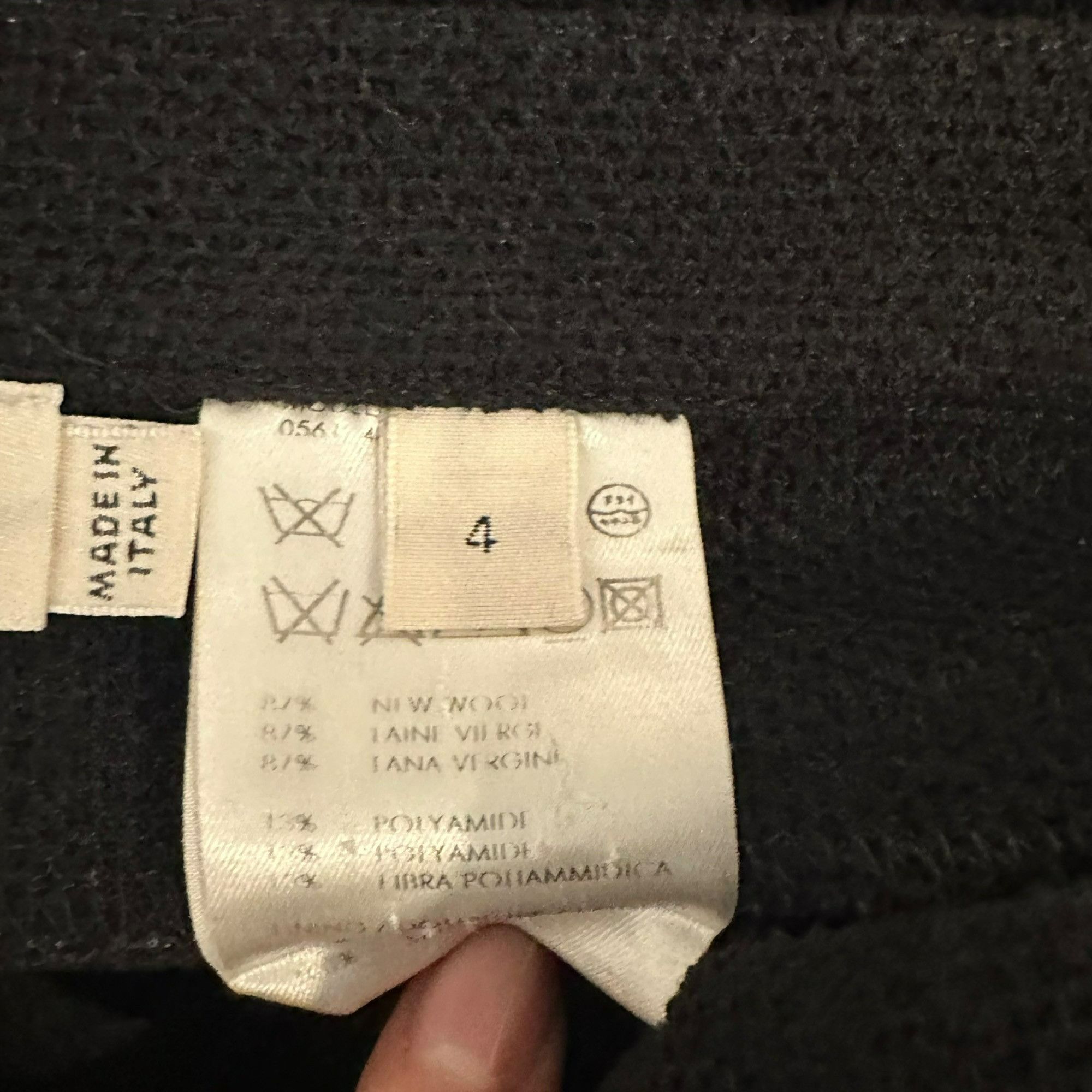 Calvin Klein ✨Calvin Klein Size 4/ XS Women Designer Formal Black Wool P Size 27" / US 4 / IT 40 - 6 Thumbnail