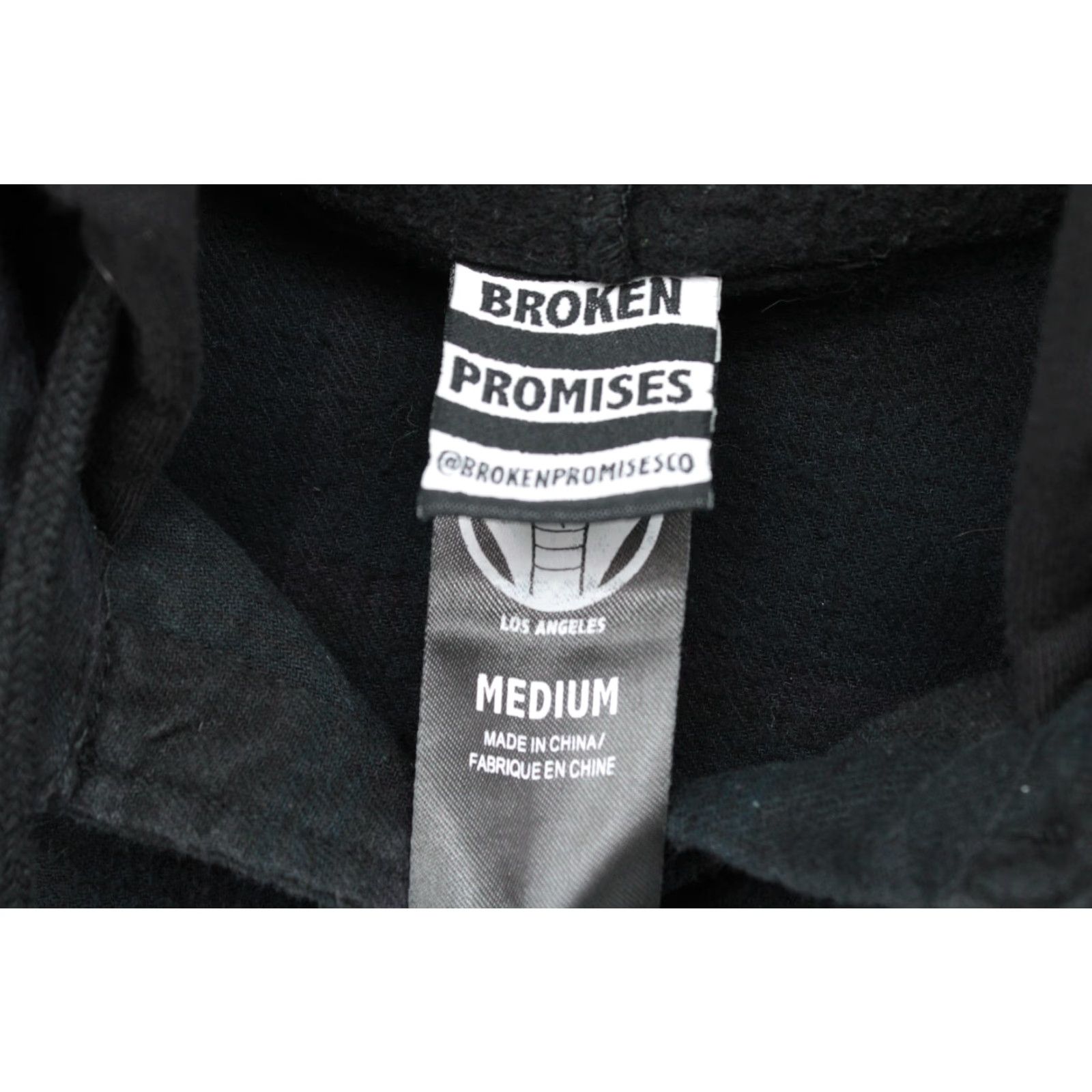 Broken Promises Co. VINTAGE Broken Promises Grim Reaper Hoodie Flannel Shirt Mens M Black Green Plaid Goth Hoodie Button-Up Casual City Gothic Grunge 90s Mens Size US M / EU 48-50 / 2 - 5 Thumbnail