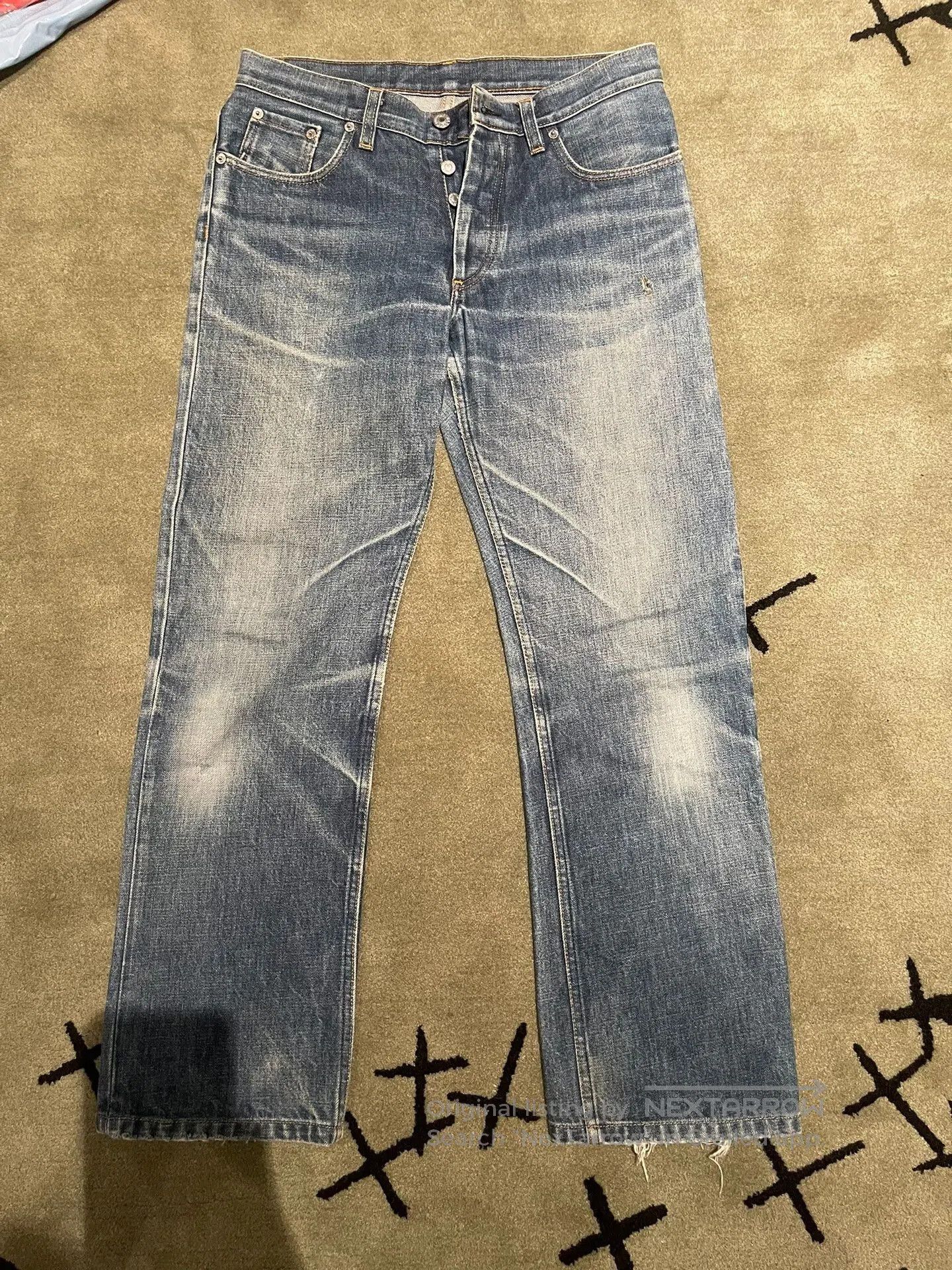 Helmut Lang Helmut Lang Distressed Denim Jeans Size 29. Size US 29 - 1 Thumbnail