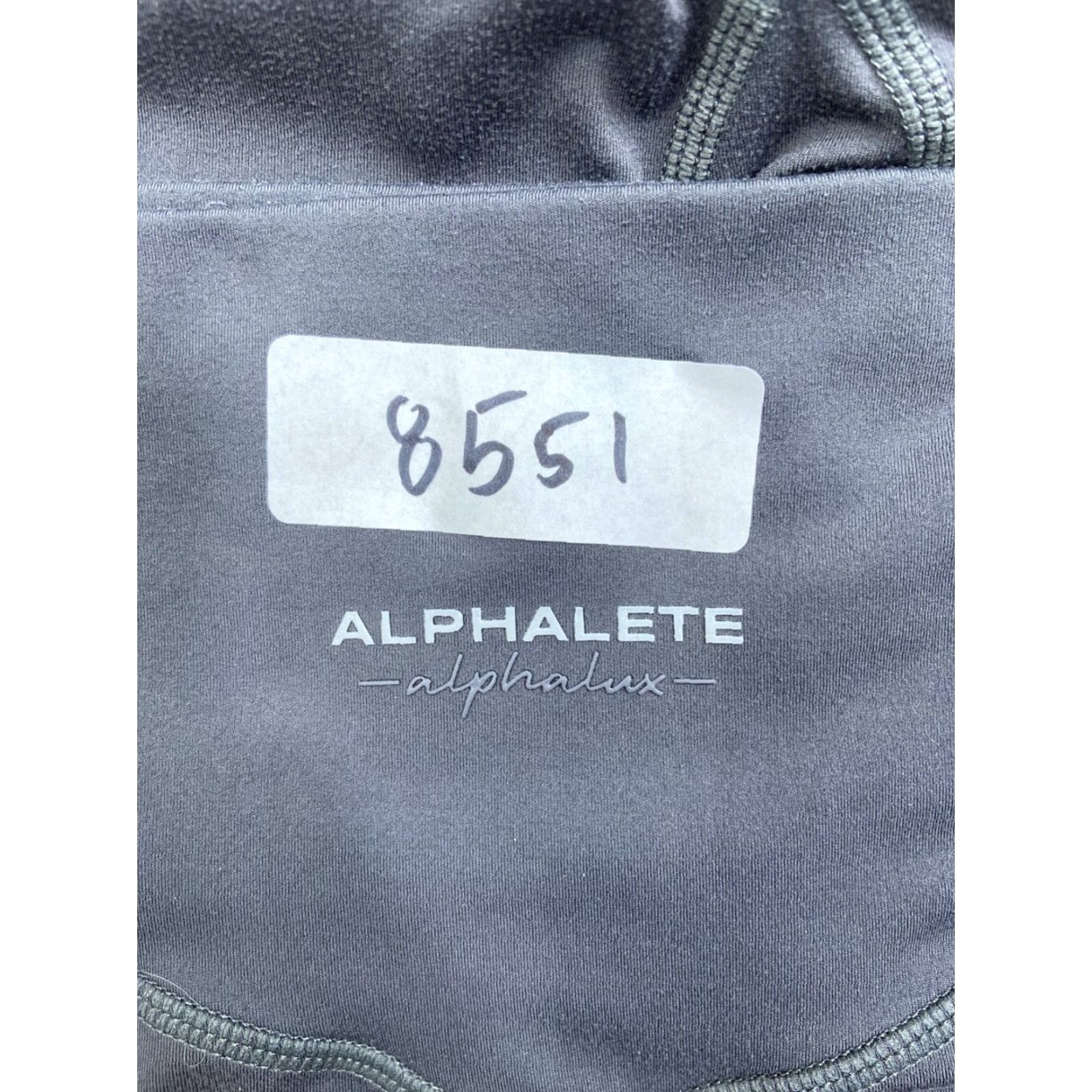Vintage Alphalete Alphalux Leggings Womens XS Gray Activewear Gym Training Compression Seamless Stretch Logo Athleisure Sports Size 26" / US 2 / IT 38 - 3 Thumbnail