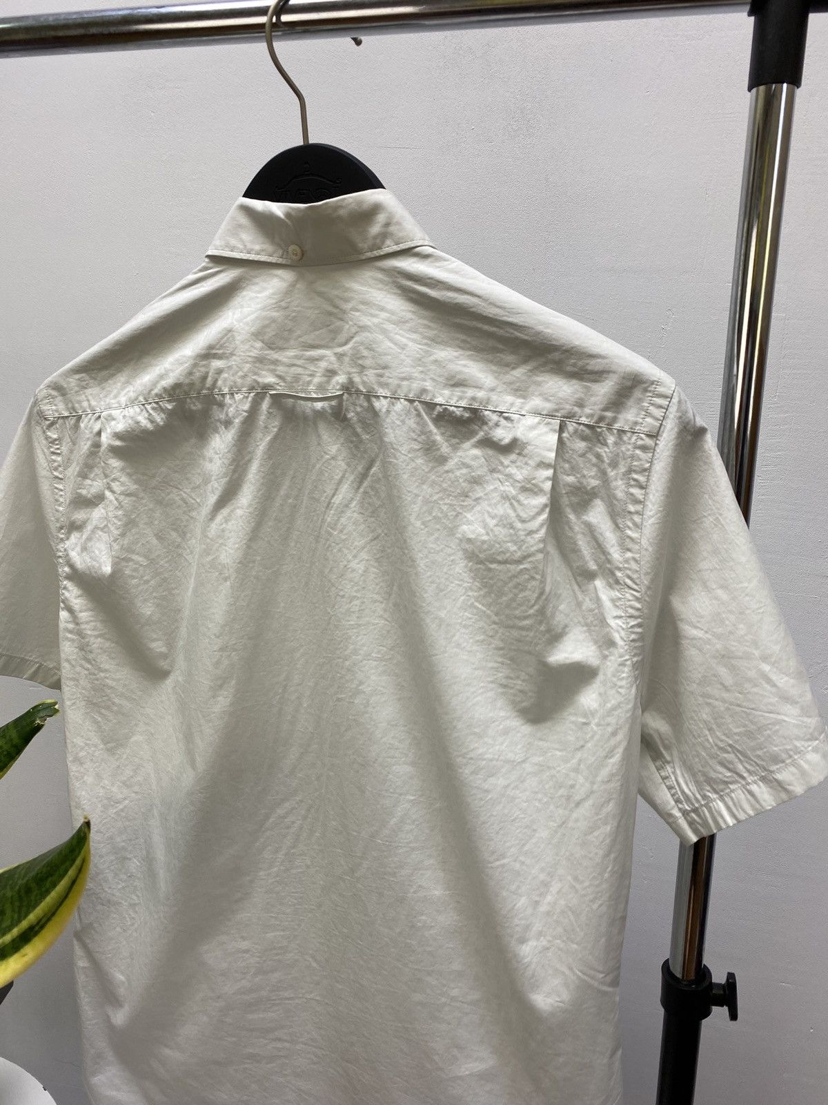 Prada Prada Logo Short Sleeve Shirt Size 39 Size US M / EU 48-50 / 2 - 22 Thumbnail