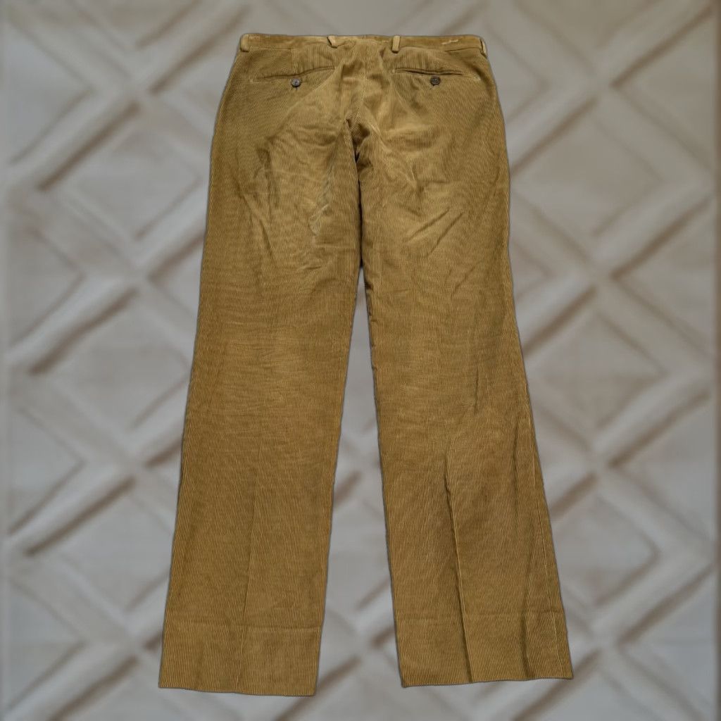Vintage Maurizio Baldassari Brera Corduroy Pants Mens 32 Brown Straight Leg Size US 29 - 1 Thumbnail