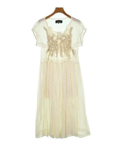 Comme des Garcons Comme Des Garcons Beige retro pattern dress Size S / US 4 / IT 40 - 1 Thumbnail