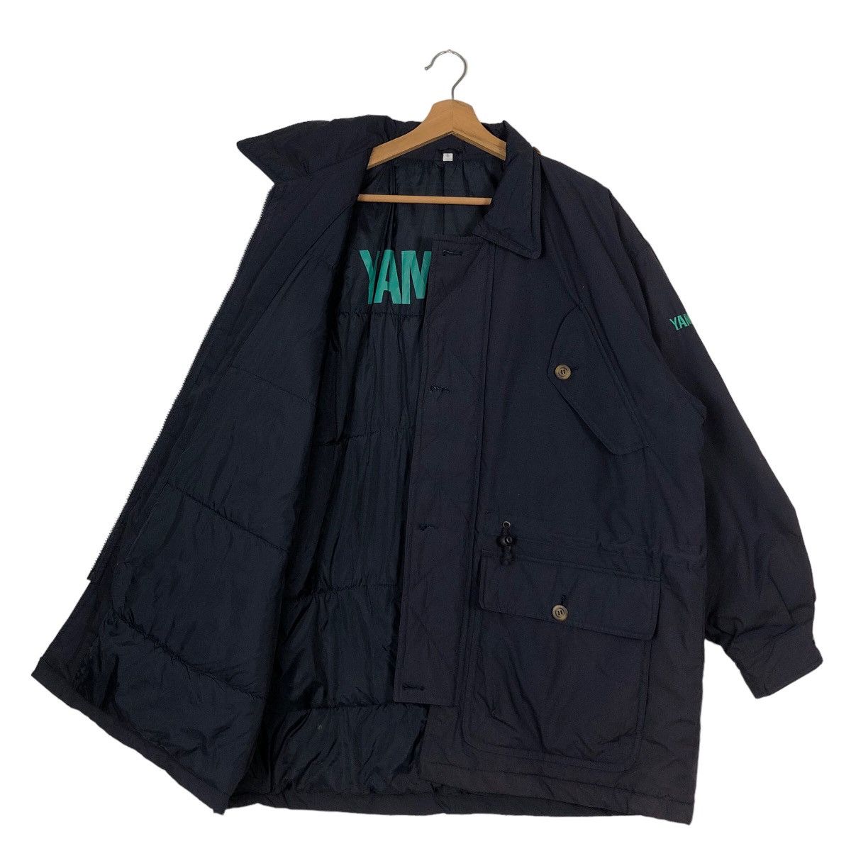 Japanese Brand 🔥90’s Rare Design Light Puffer Down Jacket Yamaha Big Logo Size US L / EU 52-54 / 3 - 9 Thumbnail