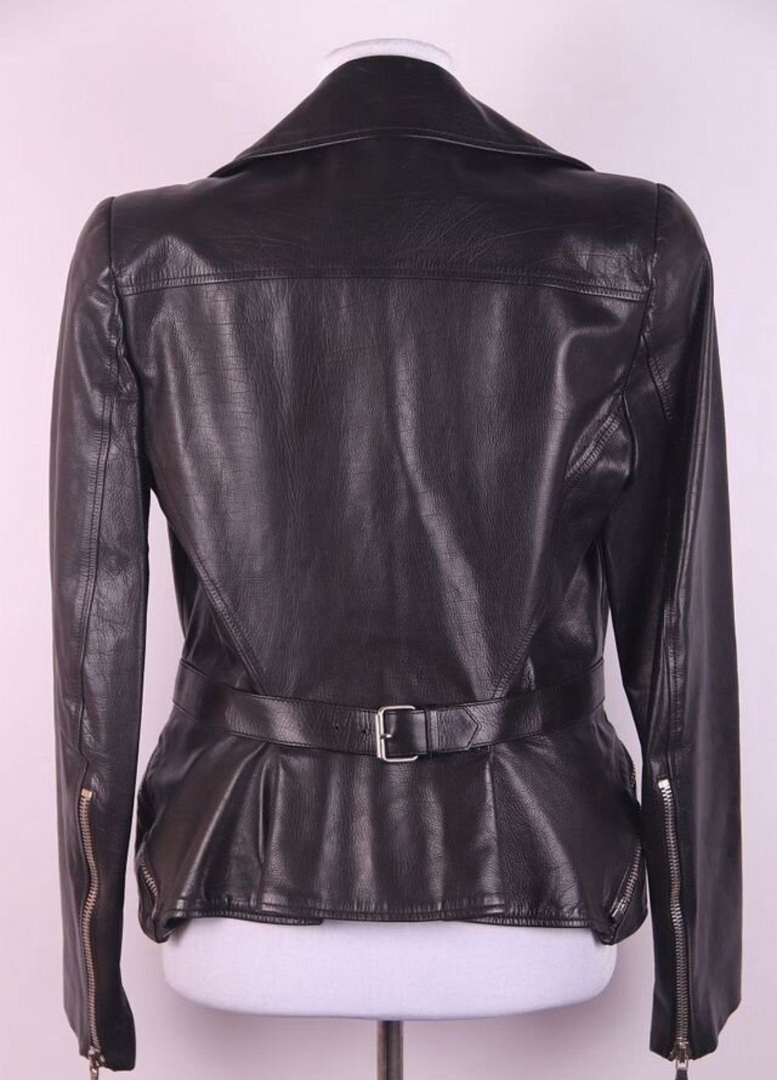 Alexander McQueen Alexander McQueen Leather Biker Jacket Size M / US 6-8 / IT 42-44 - 2 Thumbnail