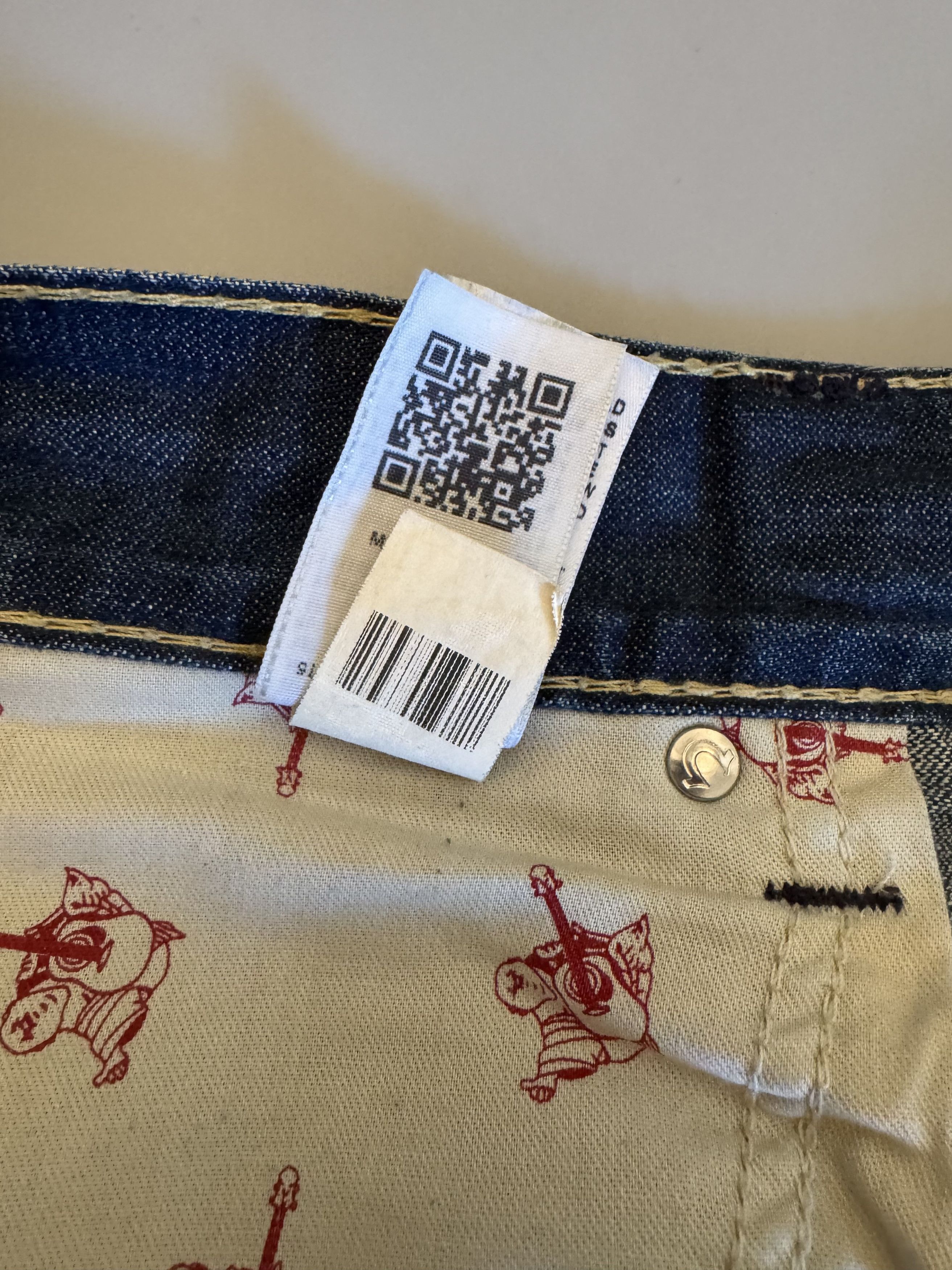 True Religion Vintage True Religion SLIM FLAP GOLD BIG T Denim Jeans Size US 44 / EU 60 - 10 Thumbnail