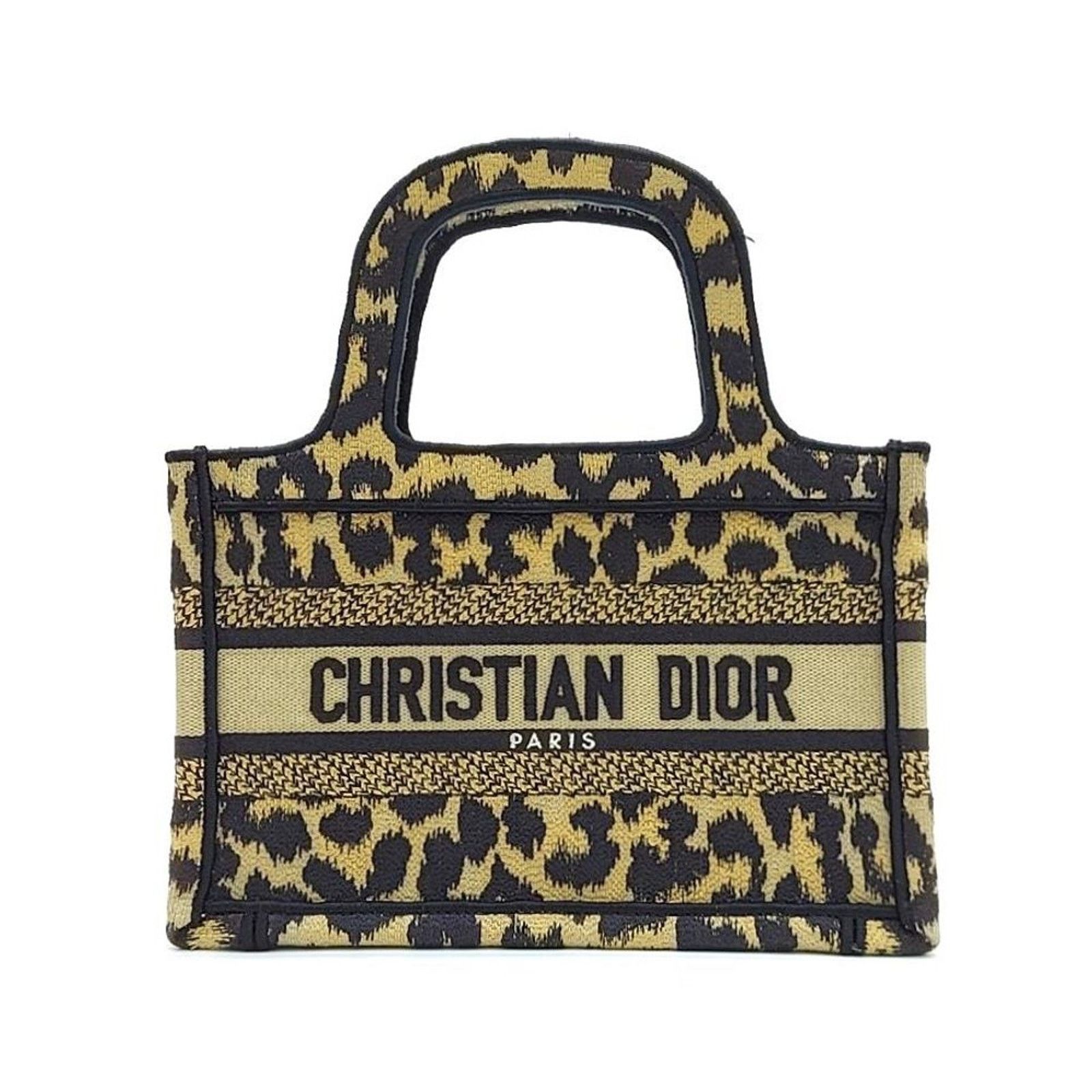 Christian Dior Book Tote Bag Mini (1605996) in Black, Women's