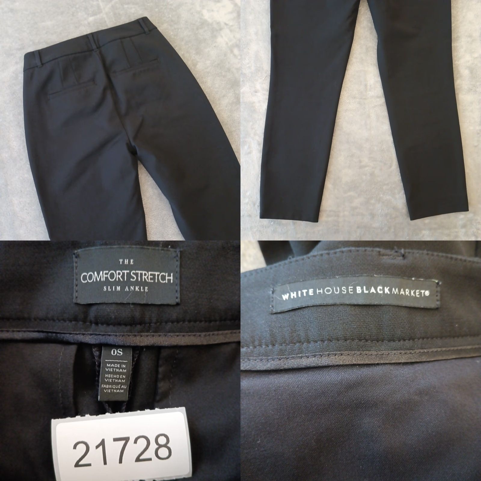 White House Black Market White House Black Market Slim Ankle Pants Womens 0 Short Black 27x24.5 Pants Womens Slim Ankle Black 27 Inseam 24.5 In Short 0 XS? Size 25" / US 0 / IT 36 - 8 Thumbnail