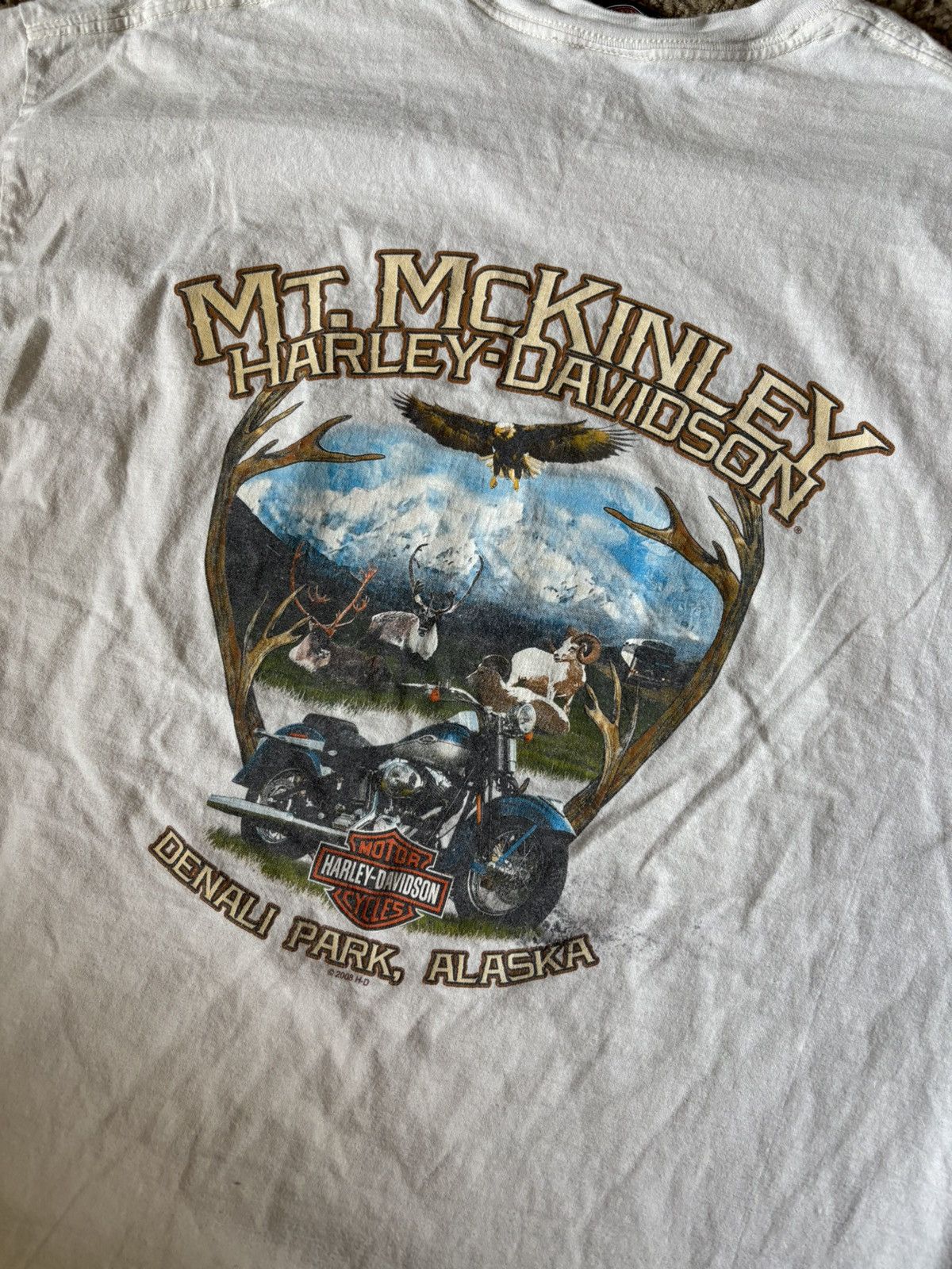 Harley-Davidson Mt. McKinley (Denali Park Alaska) Tee