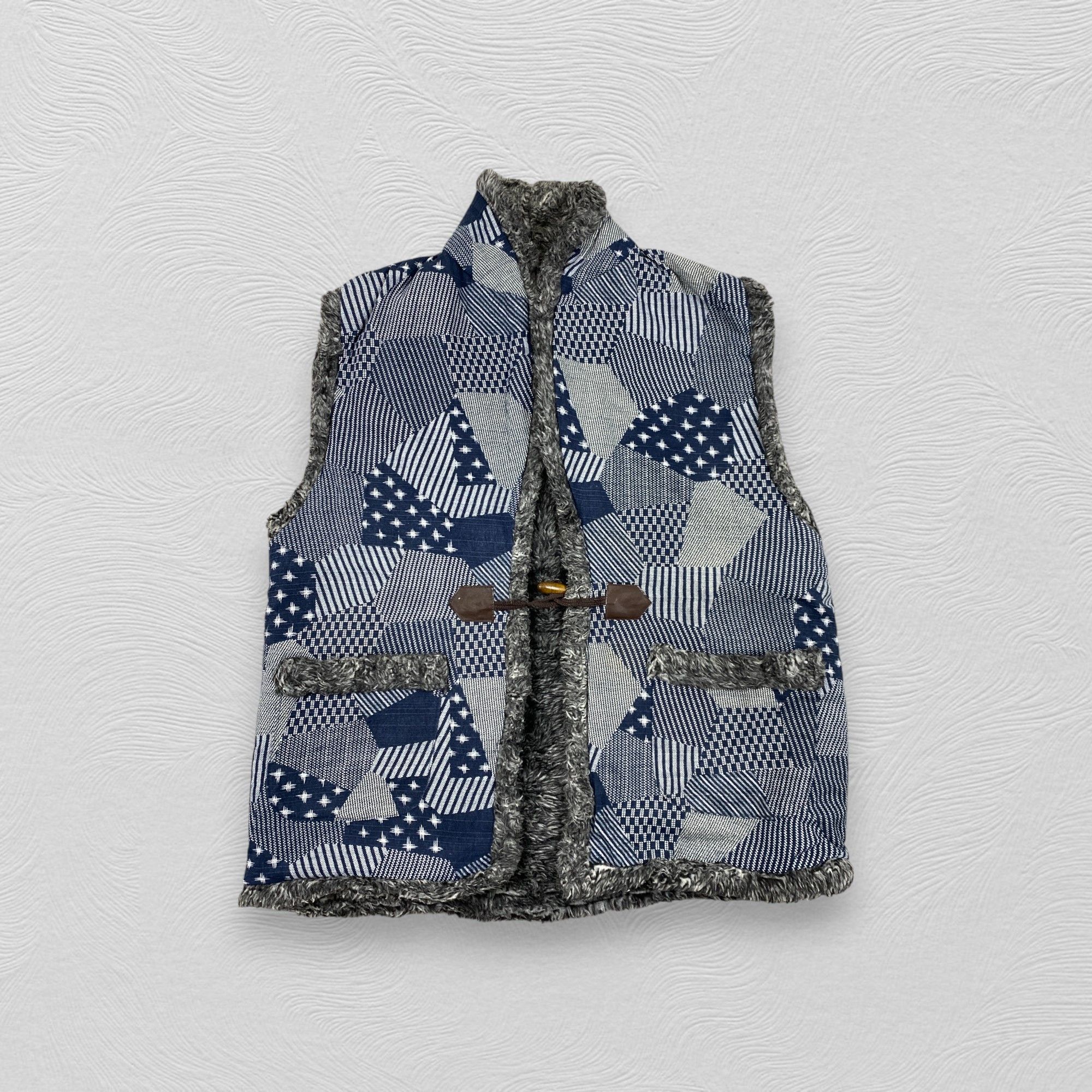 Japanese Brand Vintage Japanese Brand Vest Jacket- J223 Size US M / EU 48-50 / 2 - 1 Thumbnail