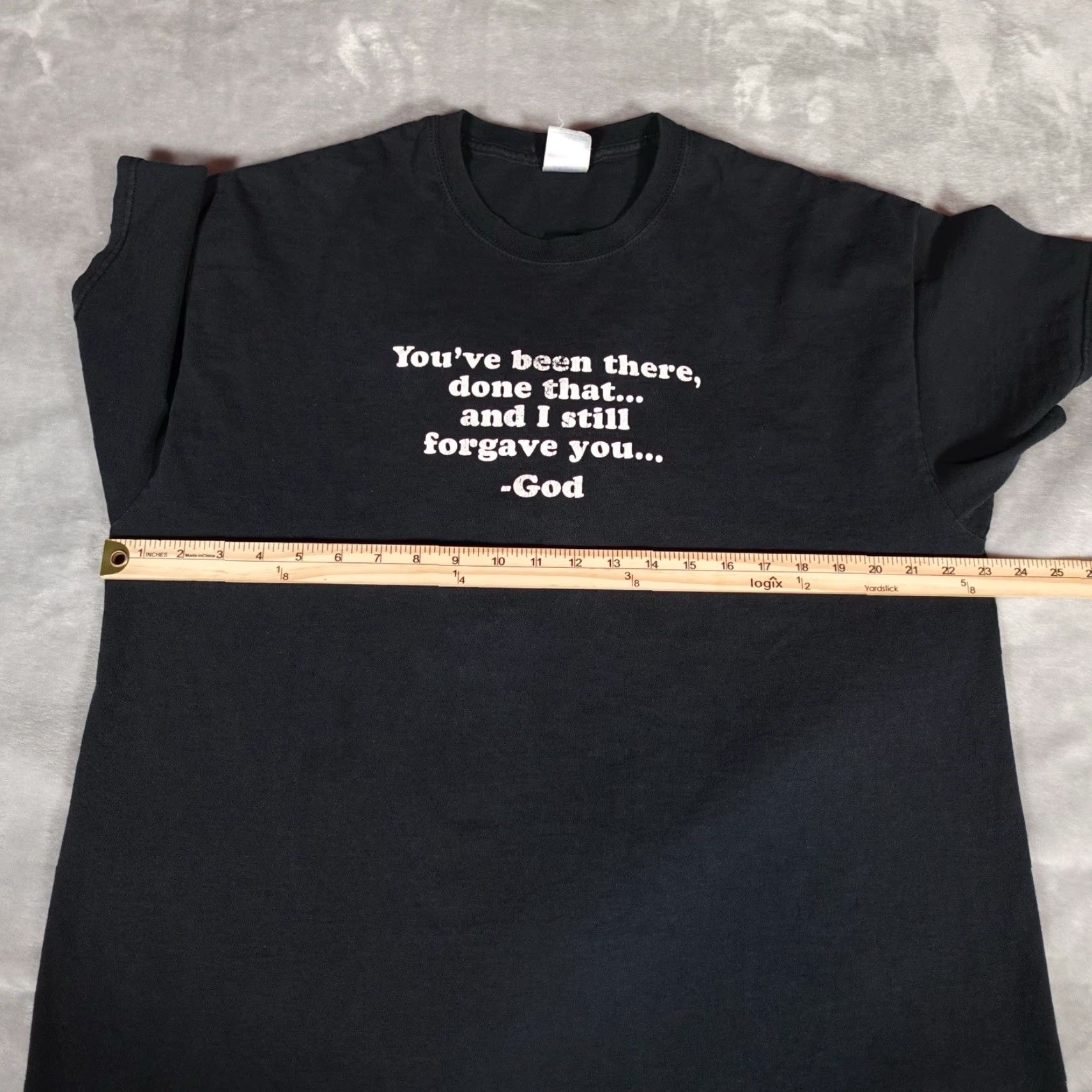 Gildan VINTAGE Gildan T Shirt Mens XL Black You’ve Been There Done That God Graphic Print Retro 2000-2009 READ Size US XL / EU 56 / 4 - 7 Thumbnail