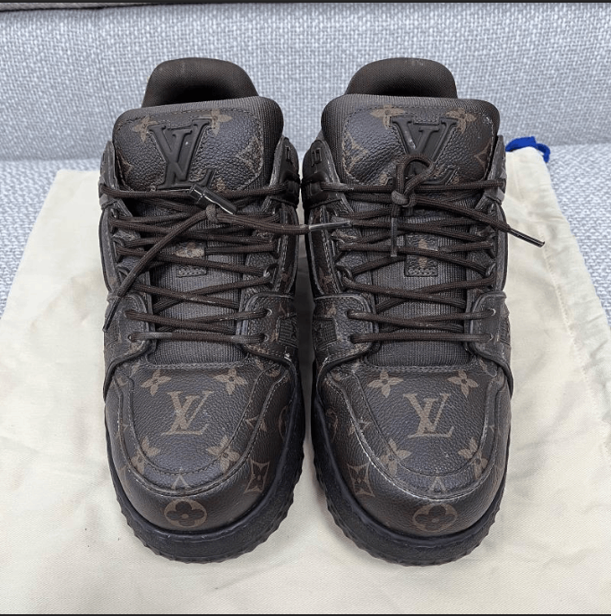 Louis Vuitton Louis Vuitton low-top sneakers 42.5 Size US 9.5 / EU 42-43 - 2 Thumbnail