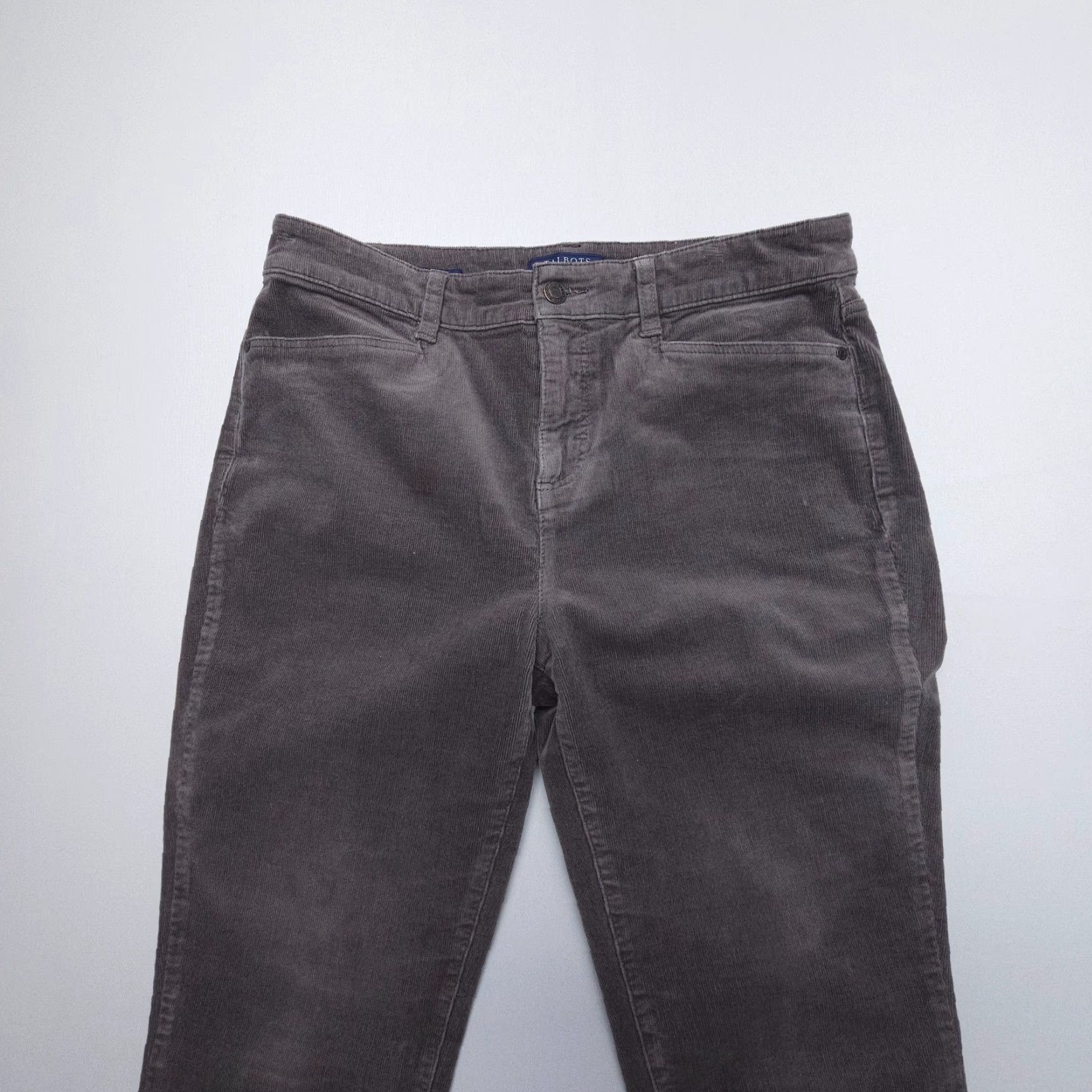 Talbots Talbots Simply Flattering 5 Pocket Straight Corduroy Pants Womens 10 Stretch Size 32" / US 10 / IT 46 - 3 Thumbnail