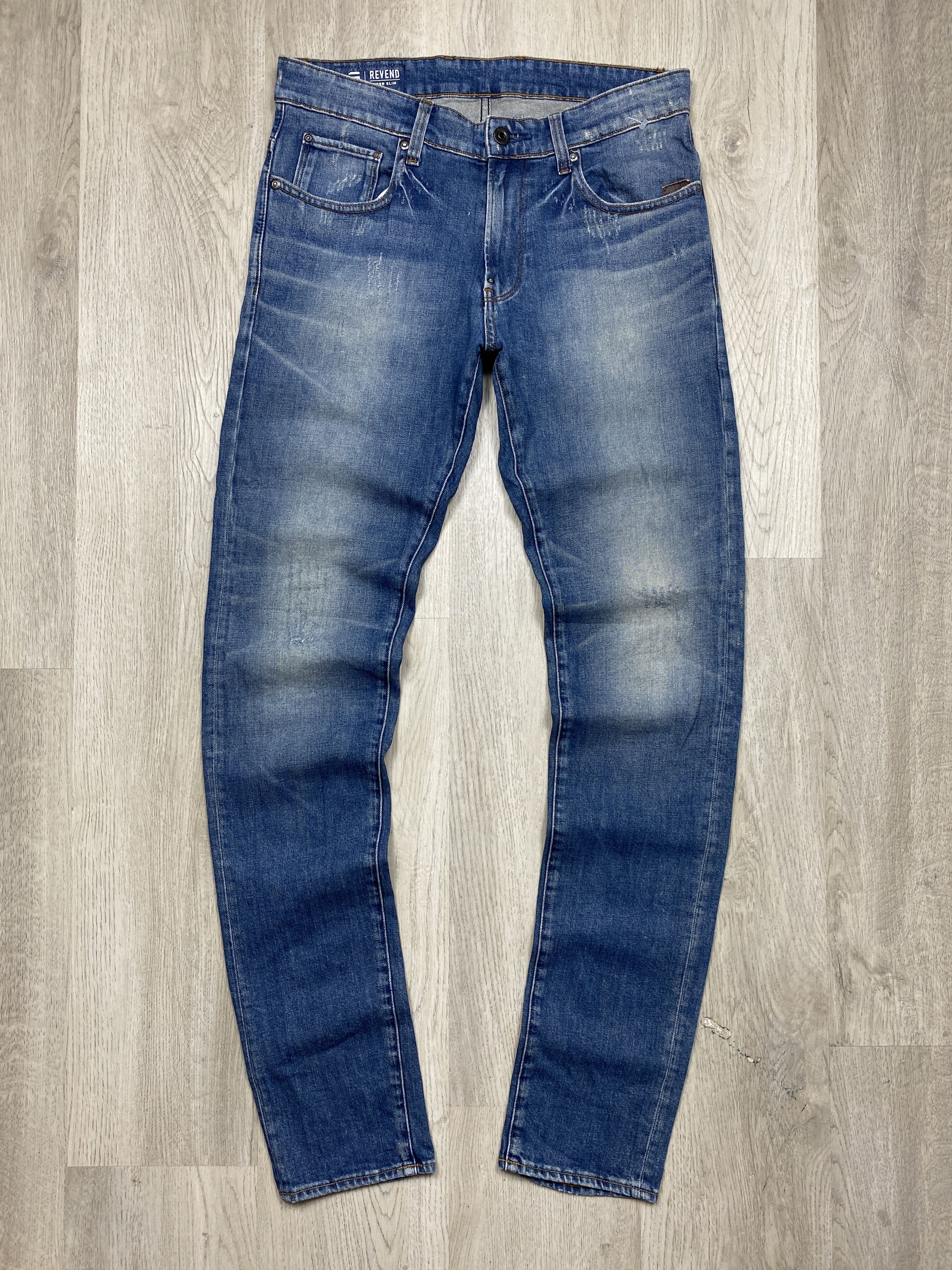 G-Star G Star Raw Mens Revend Super Slim Denim Pants Jeans Size US 32 / EU 48 - 4 Thumbnail