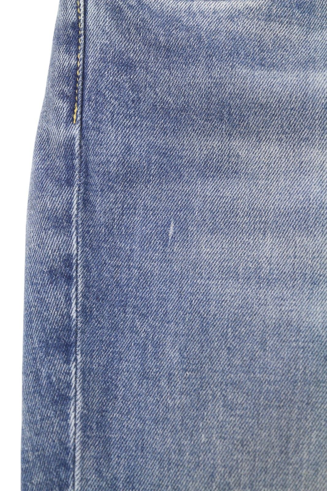 R13 KICK FIT 27 Jasper Stretch Cropped Blue Jeans 90044 Size 27" / US 4 / IT 40 - 12 Thumbnail