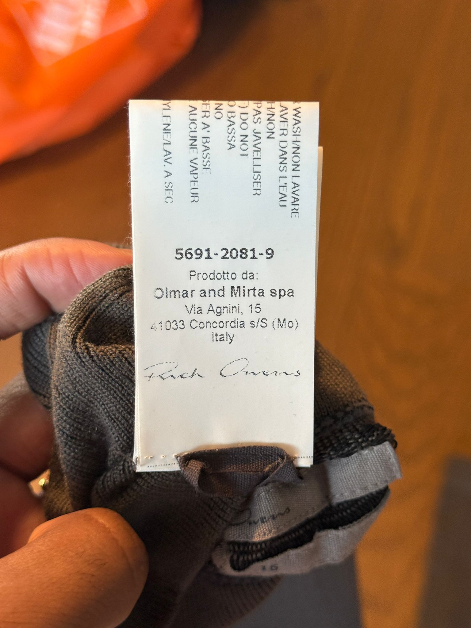 Rick Owens Rick Owens Darkdust Arm Warmers Size ONE SIZE - 4 Thumbnail