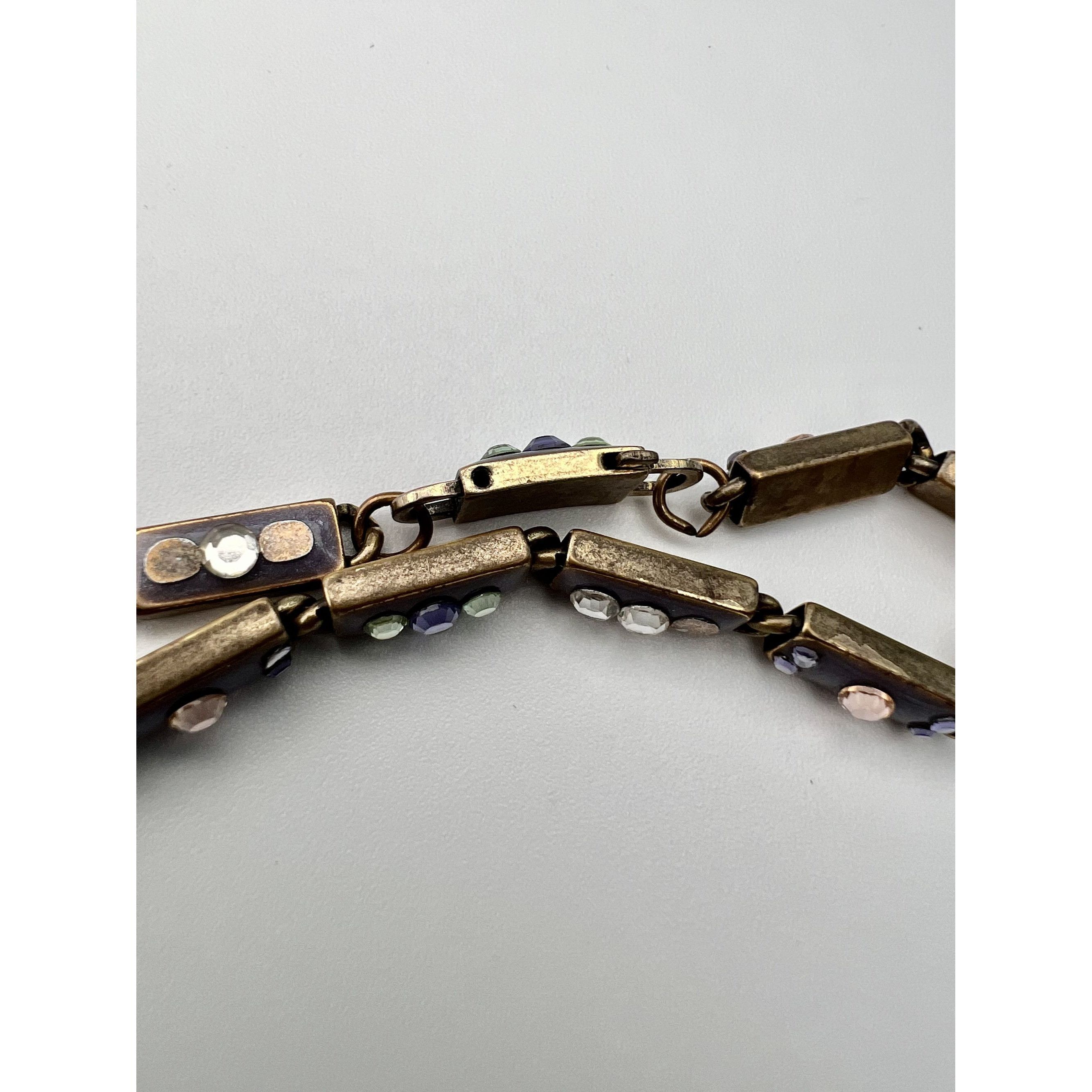 Designer VTG Anne Koplik Designs Art Deco Inspired Flat Back Rhinesto Size ONE SIZE - 7 Thumbnail