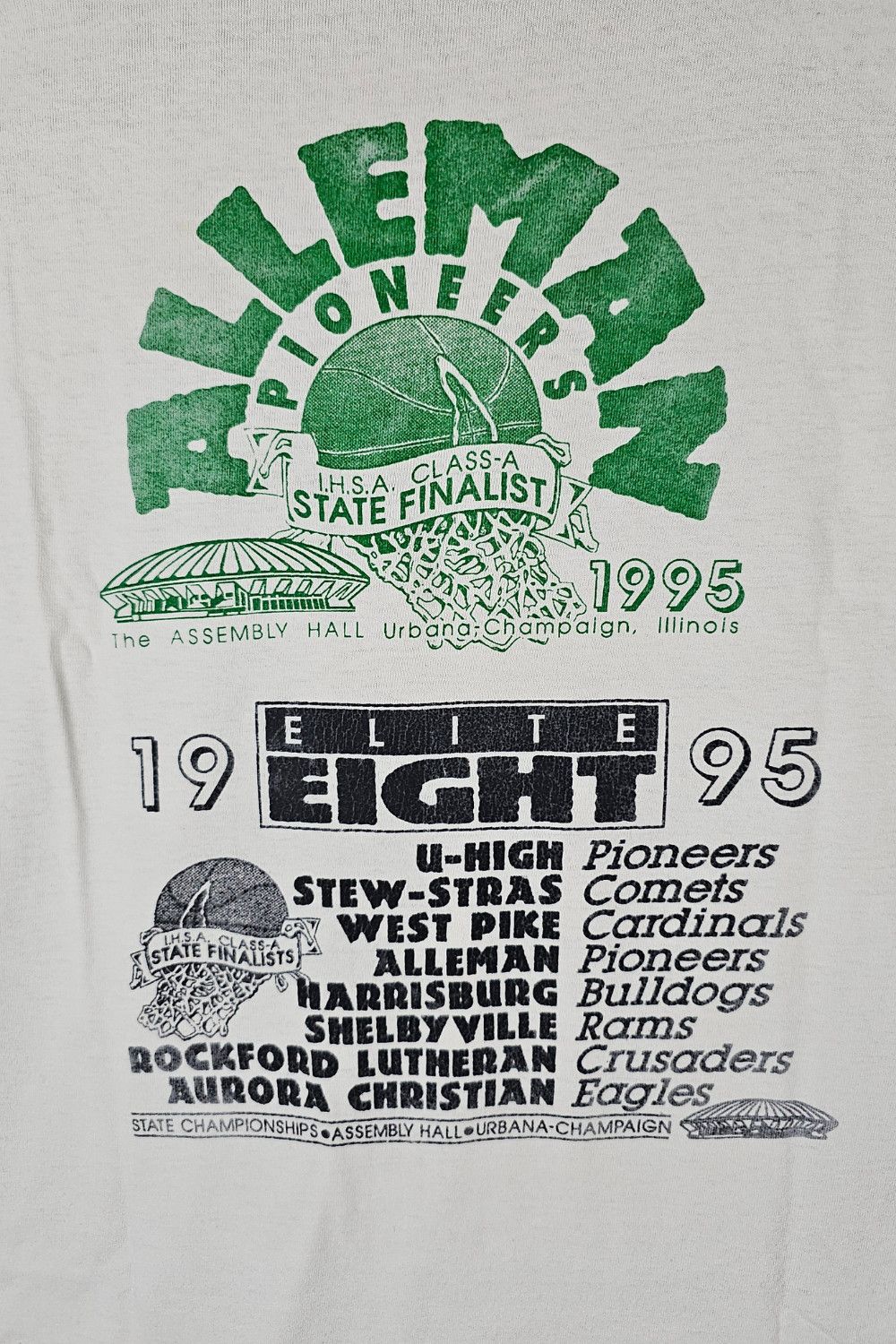Fruit Of The Loom 1995 IHSA “March Madness” State Finals Tee - XXL Size US XXL / EU 58 / 5 - 24 Thumbnail