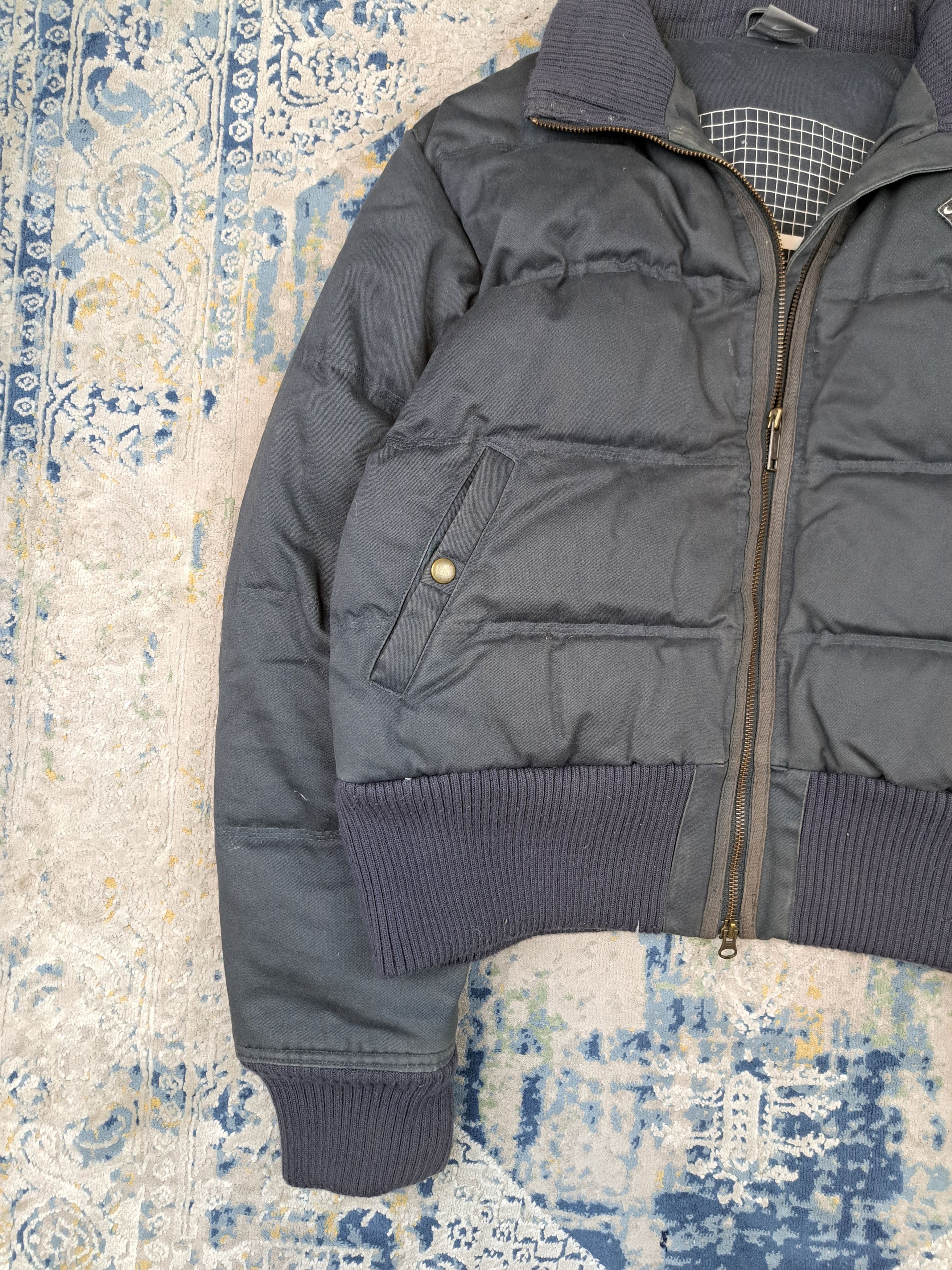 Nike Nike Puffer Bomber Jacket Cropped Japanese Avant Garde Size L / US 10 / IT 46 - 6 Thumbnail