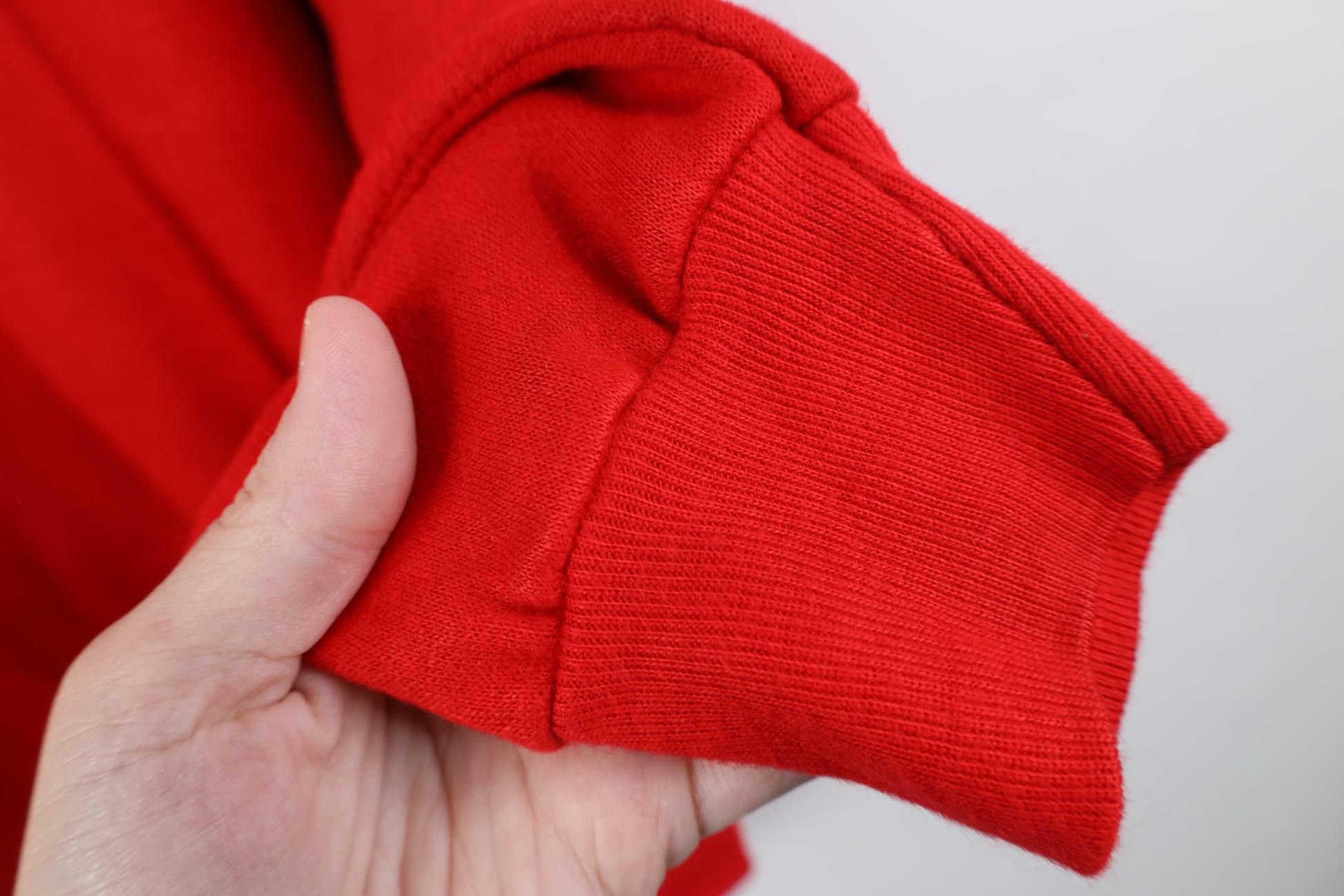 Vintage Vintage 80s 90s Streetwear Faded Henley Sweatshirt Red USA Size US S / EU 44-46 / 1 - 9 Thumbnail