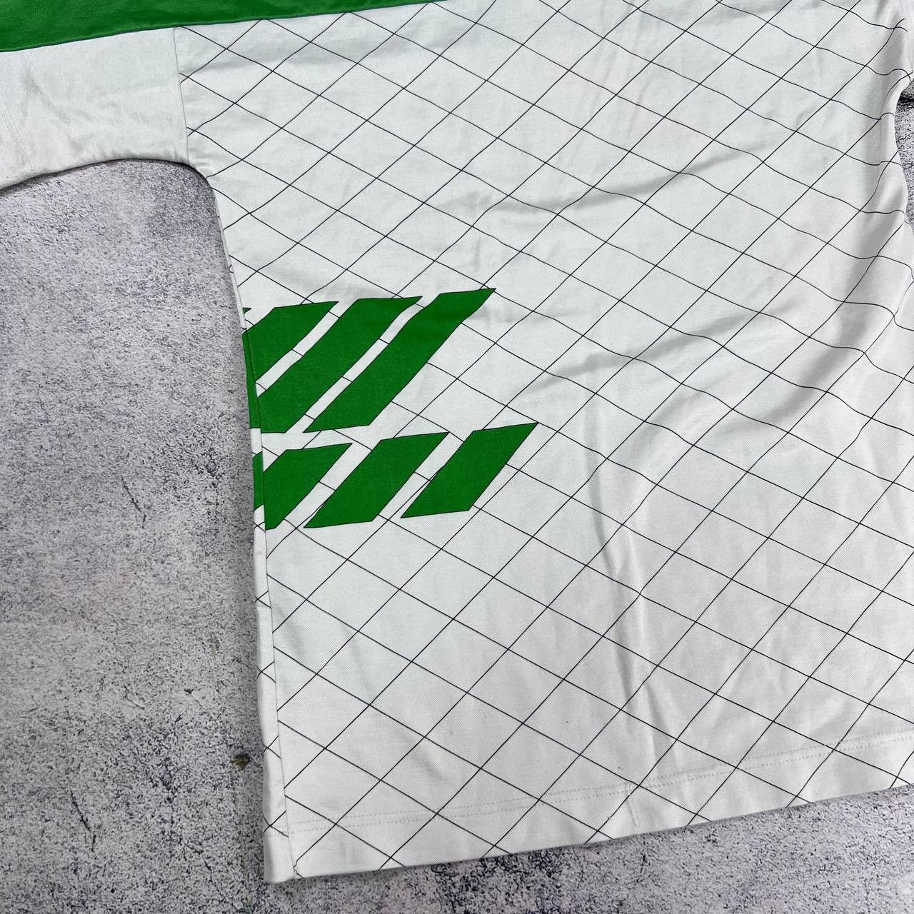 Vintage Adidas Vintage Football Jersey 80s Green & White Size US M / EU 48-50 / 2 - 10 Thumbnail