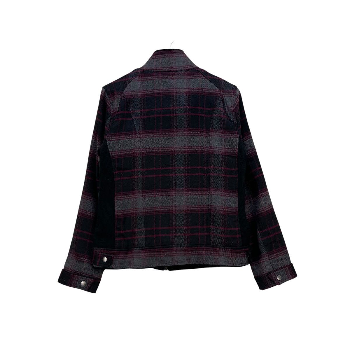 Japanese Brand Japanese Brand Semantic Design Shadow Plaid Jacket Size US M / EU 48-50 / 2 - 2 Thumbnail