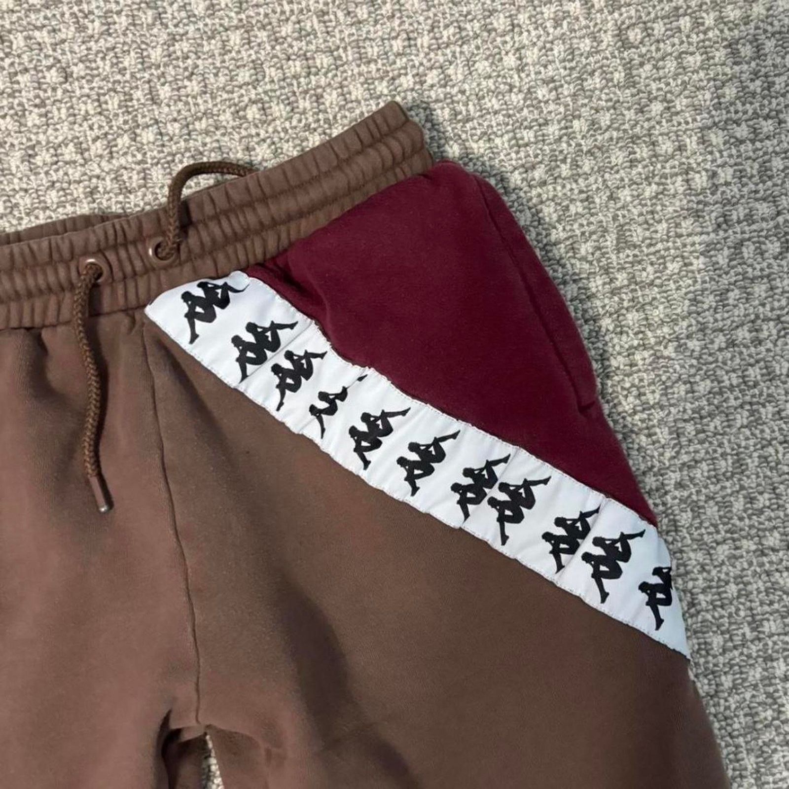 Kappa Rare vintage kappa brown sweatpants Size US 31 - 4 Thumbnail