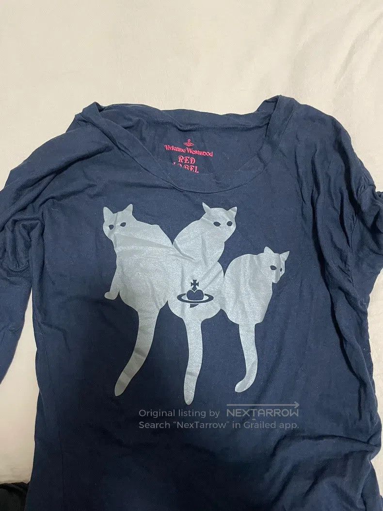 Vivienne Westwood Vivienne Westwood Silver cat heart Saturn print irregular Size M / US 6-8 / IT 42-44 - 5 Thumbnail