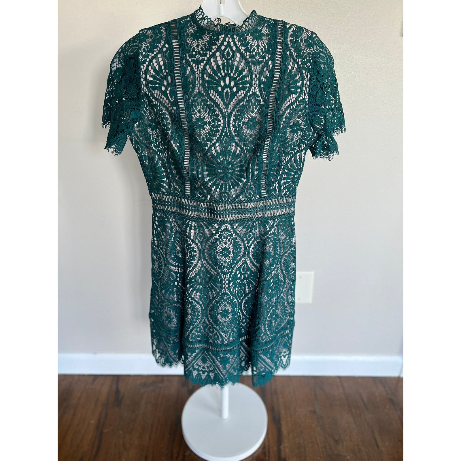 BB Dakota BB Dakota RSVP On the List Green Dress - Size 0 - EUC Size XS / US 0-2 / IT 36-38 - 2 Thumbnail