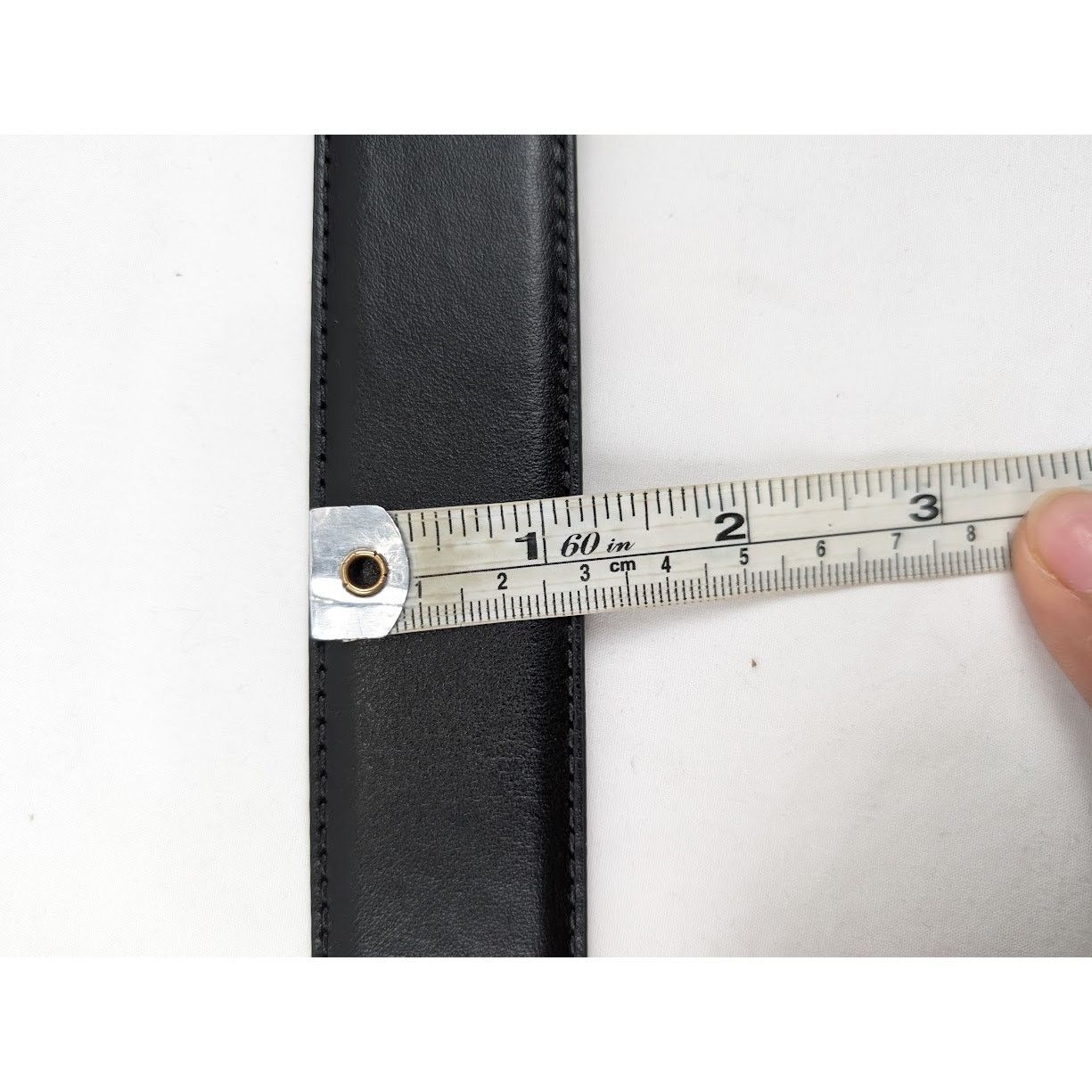 Balenciaga × Under Armour o1rshd1 Q:3 / Size: 85 CM / Calf Plutone Belt in Black Size 34 - 12 Thumbnail