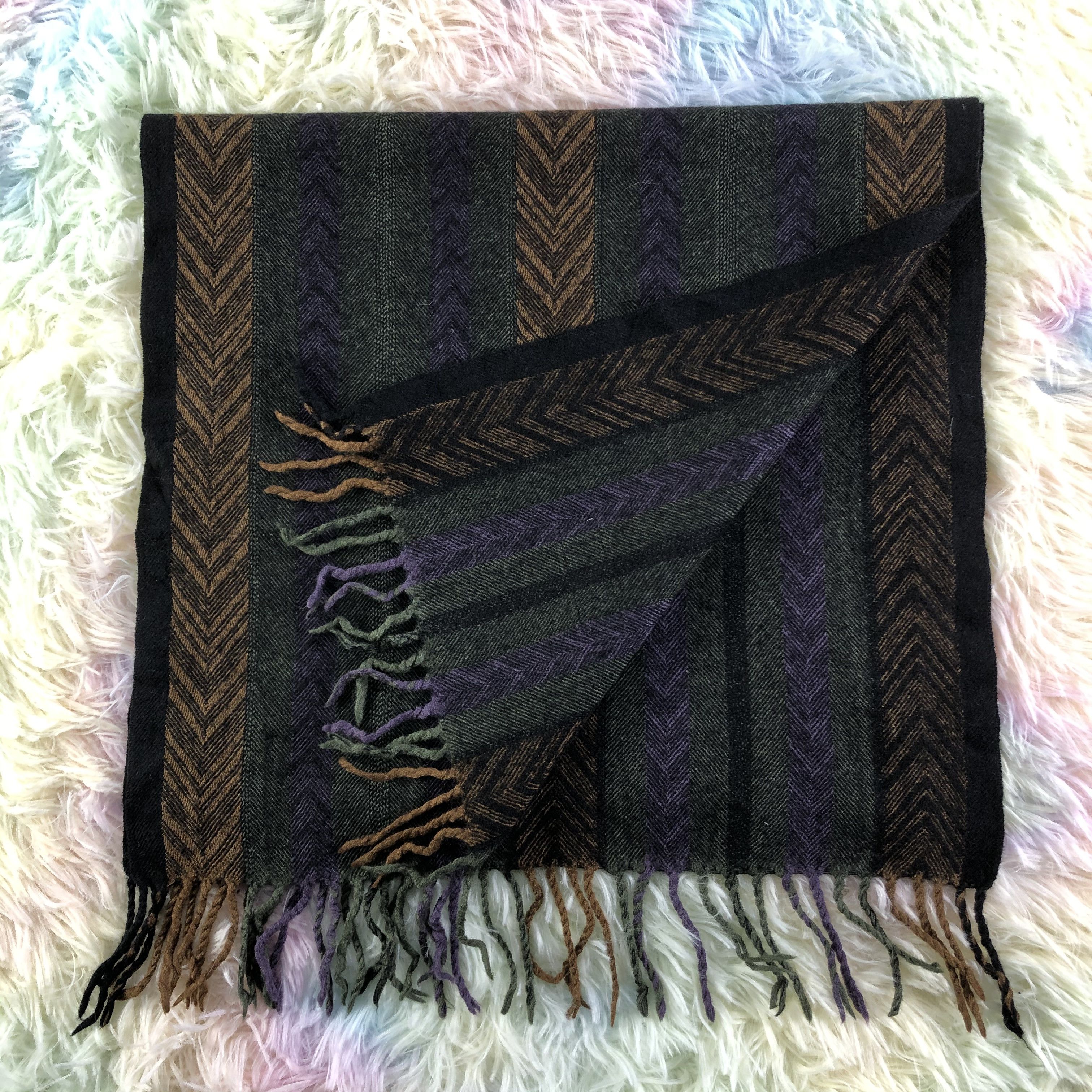 Vintage Yves Saint Laurent Scarf / Muffler / Neckwear - KM343 Size ONE SIZE - 4 Thumbnail