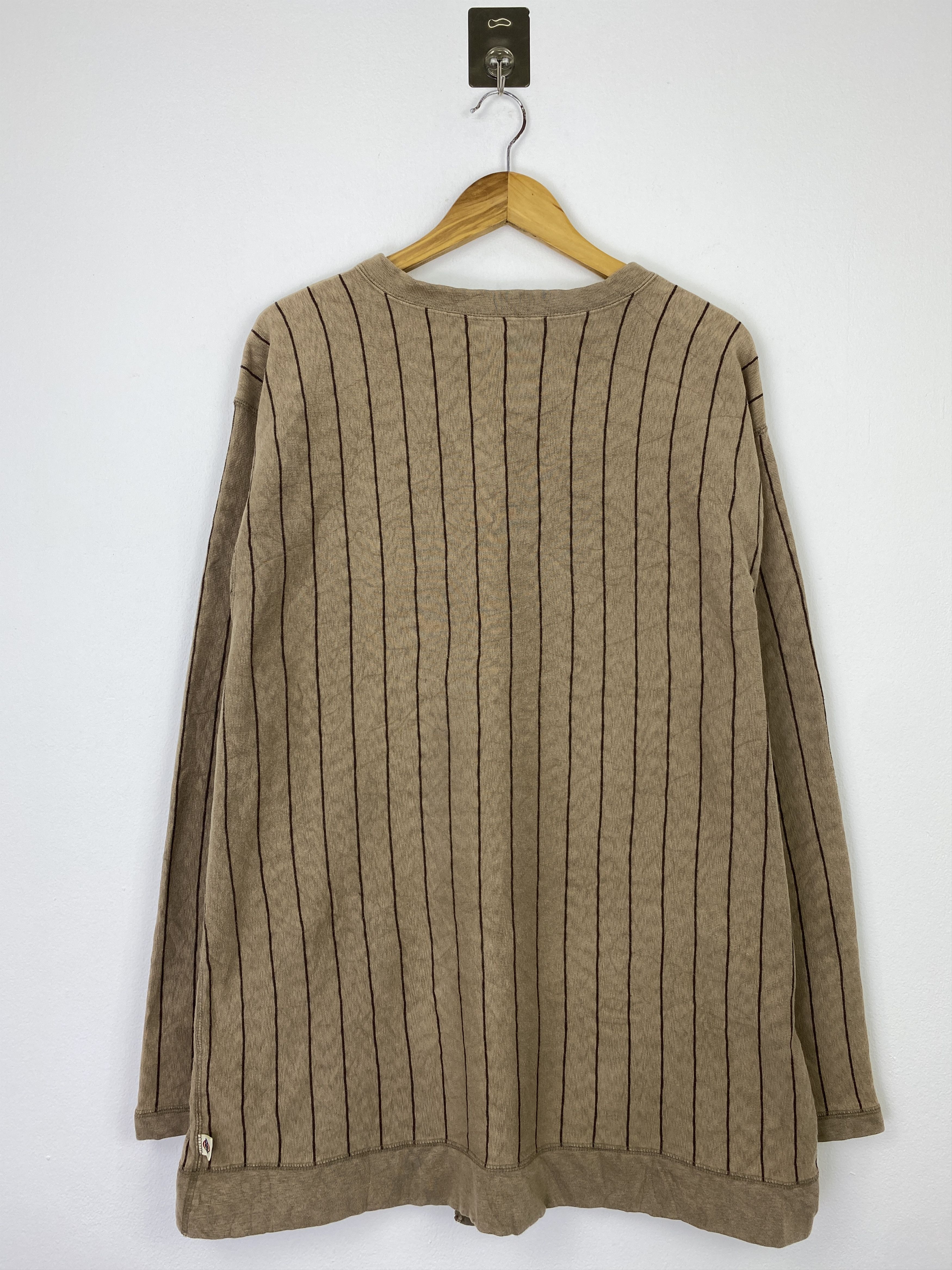 Dickies Vintage Dickies Pinstripe Sweatshirt Cardigan BP0040 Size US L / EU 52-54 / 3 - 3 Thumbnail