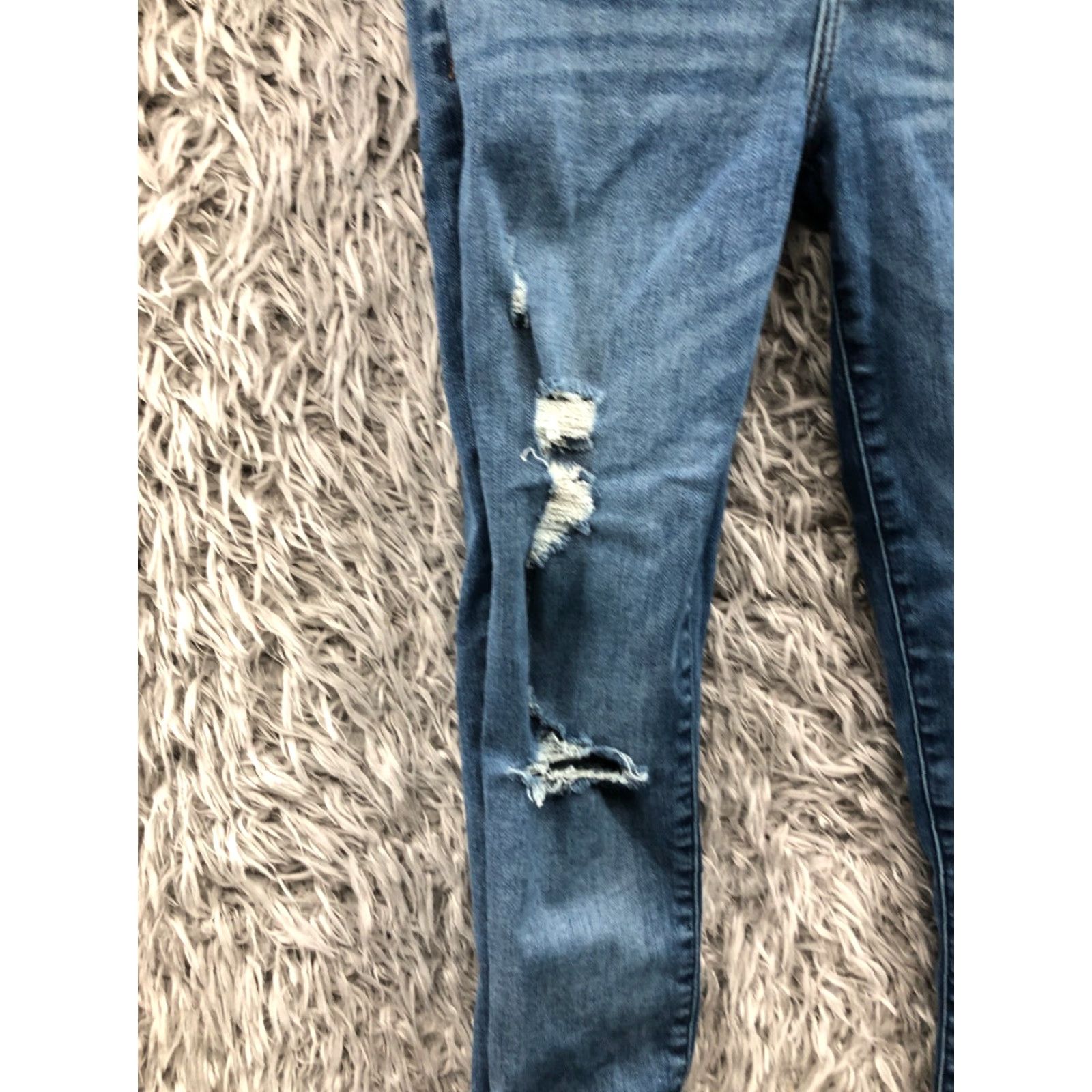 Abercrombie & Fitch Abercrombie & Fitch Simone High Rise Skinny Jeans Womens Blue Size 2 Long Size 26" / US 2 / IT 38 - 6 Thumbnail