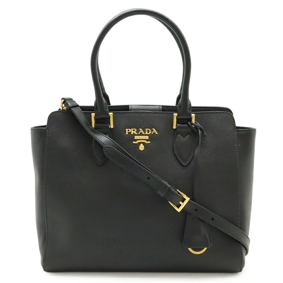 Prada Prada Prada Saffiano 2way bag Leather Shoulder Bag 1BA113 DUTY FREE for USA Size ONE SIZE - 1 Thumbnail