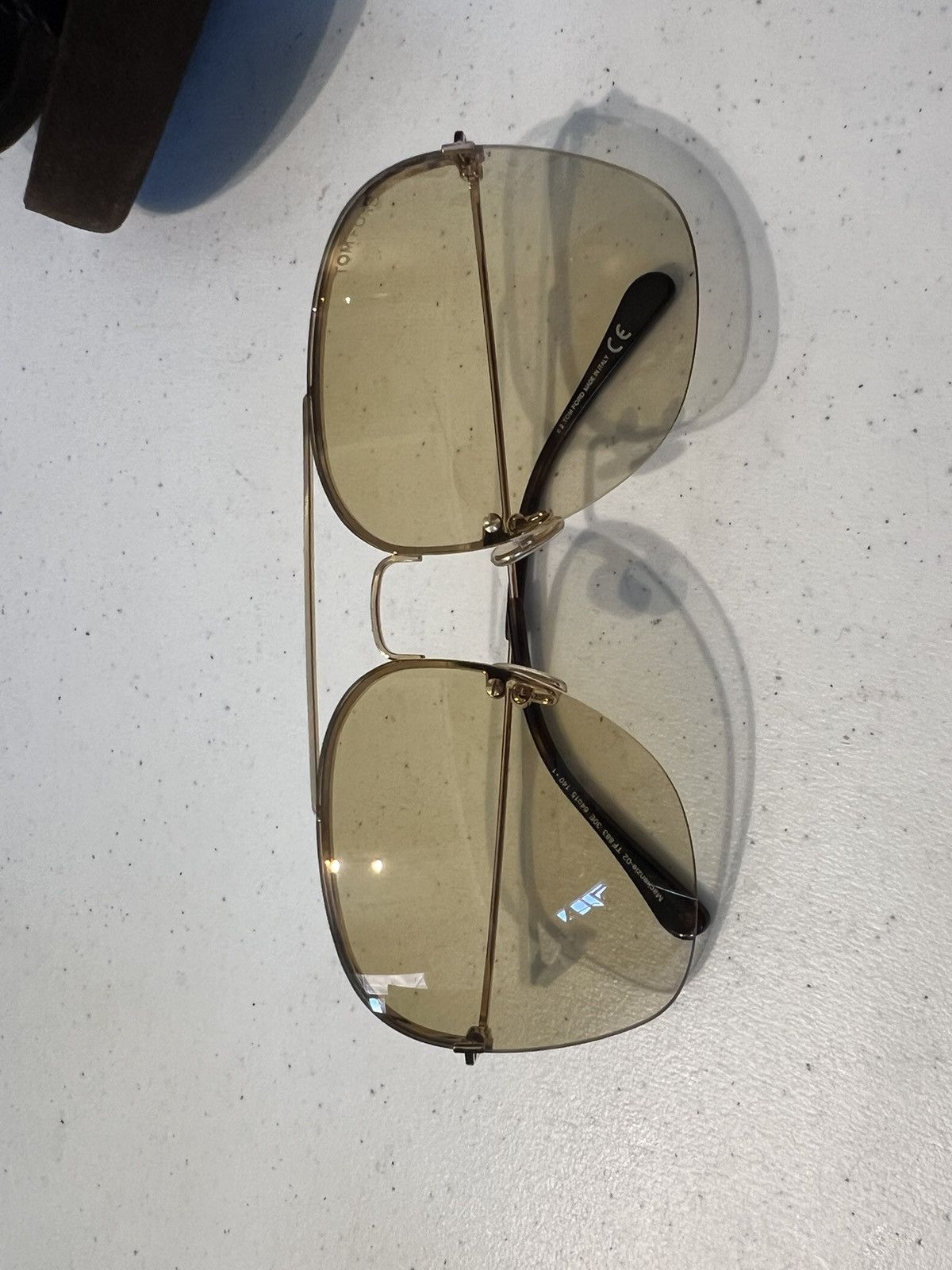 Tom Ford Brown Tom Ford aviator big sunglasses Size ONE SIZE - 1 Thumbnail