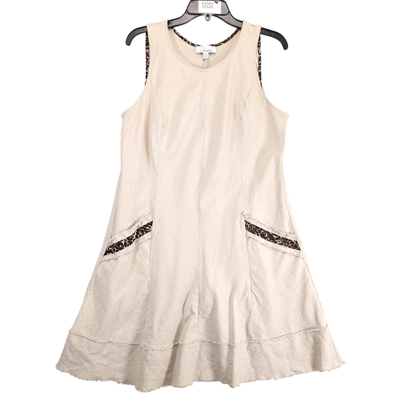 Other Signature Robbie Bee Linen Blend Shift Tank Dress 14 Size XL / US 12-14 / IT 48-50 - 1 Thumbnail