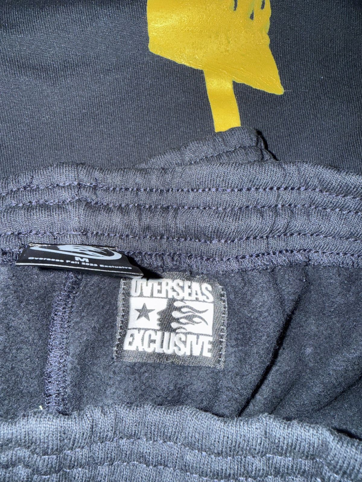 HELLSTAR 🔥🔥Hellstar Overseas exclusive Navy/yellow sweats - Medium🔥🔥 Size US 33 - 3 Thumbnail