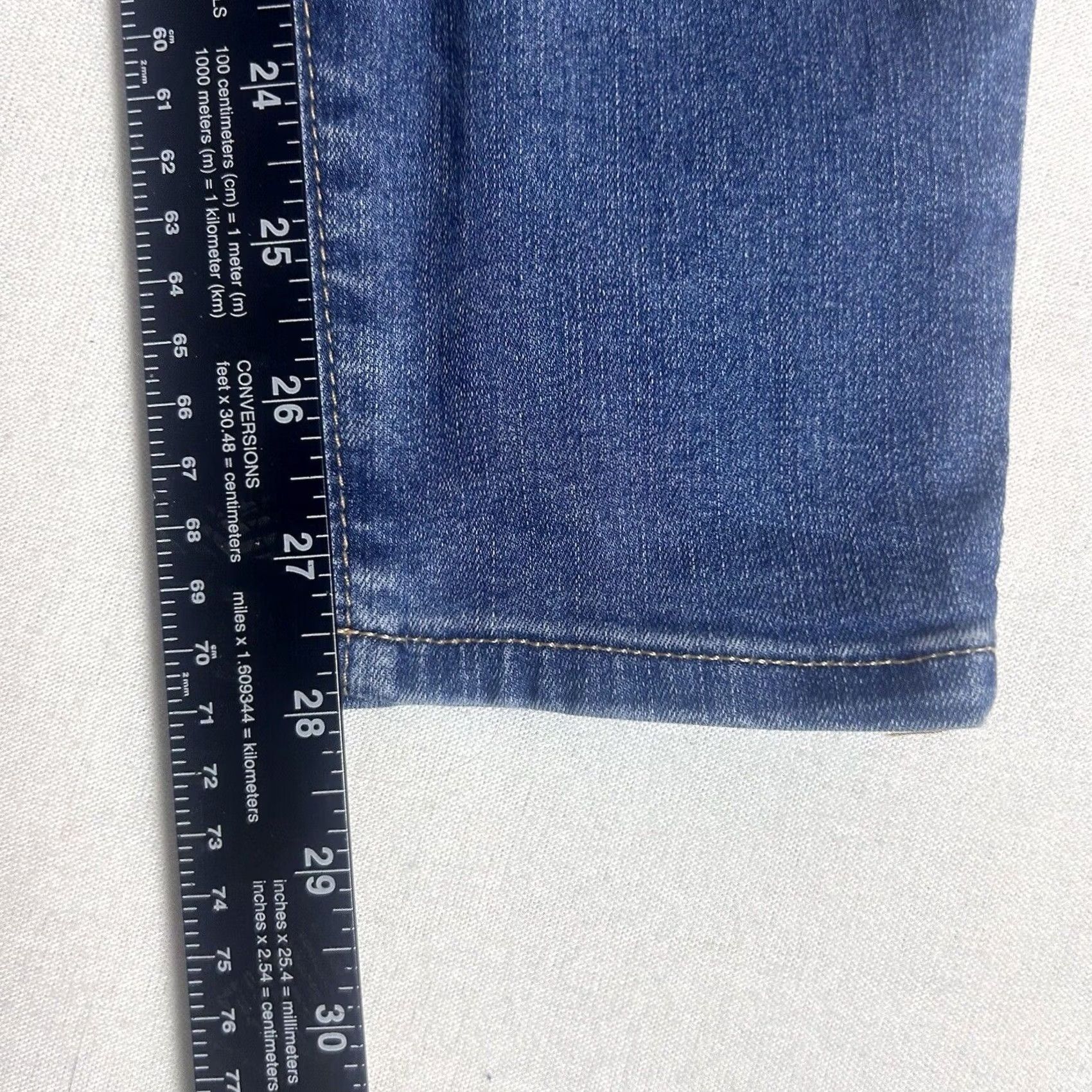 Gap Gap Skinny Jeans Womens Size 27 Blue Denim Jeggings Stretch Pocket 5-Pocket Regular Rise Mid Vintage: No Size 27" / US 4 / IT 40 - 6 Thumbnail