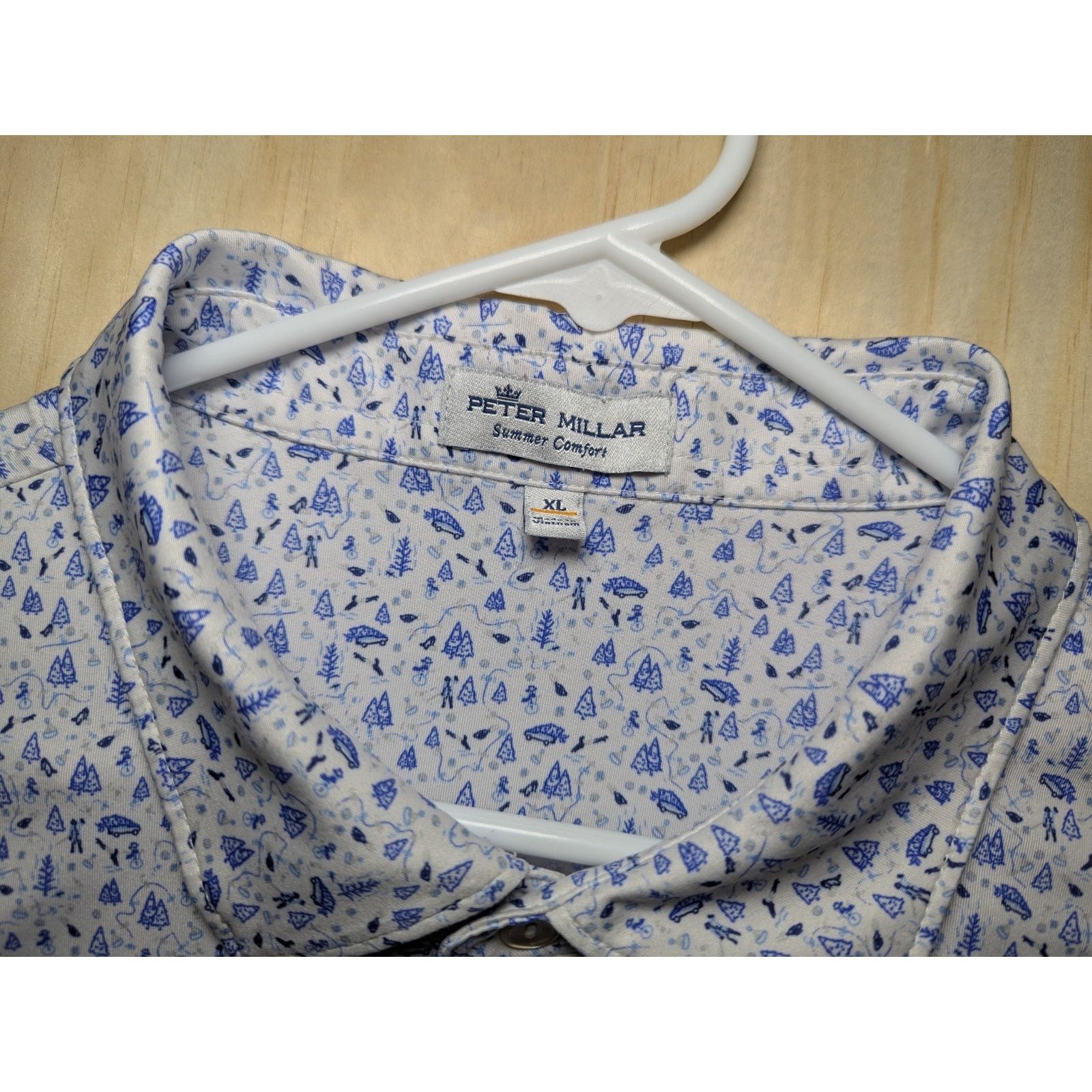 Peter Millar Peter Millar Men's XL Chechessee Creek Polo Summer Comfort Size US XL / EU 56 / 4 - 6 Thumbnail