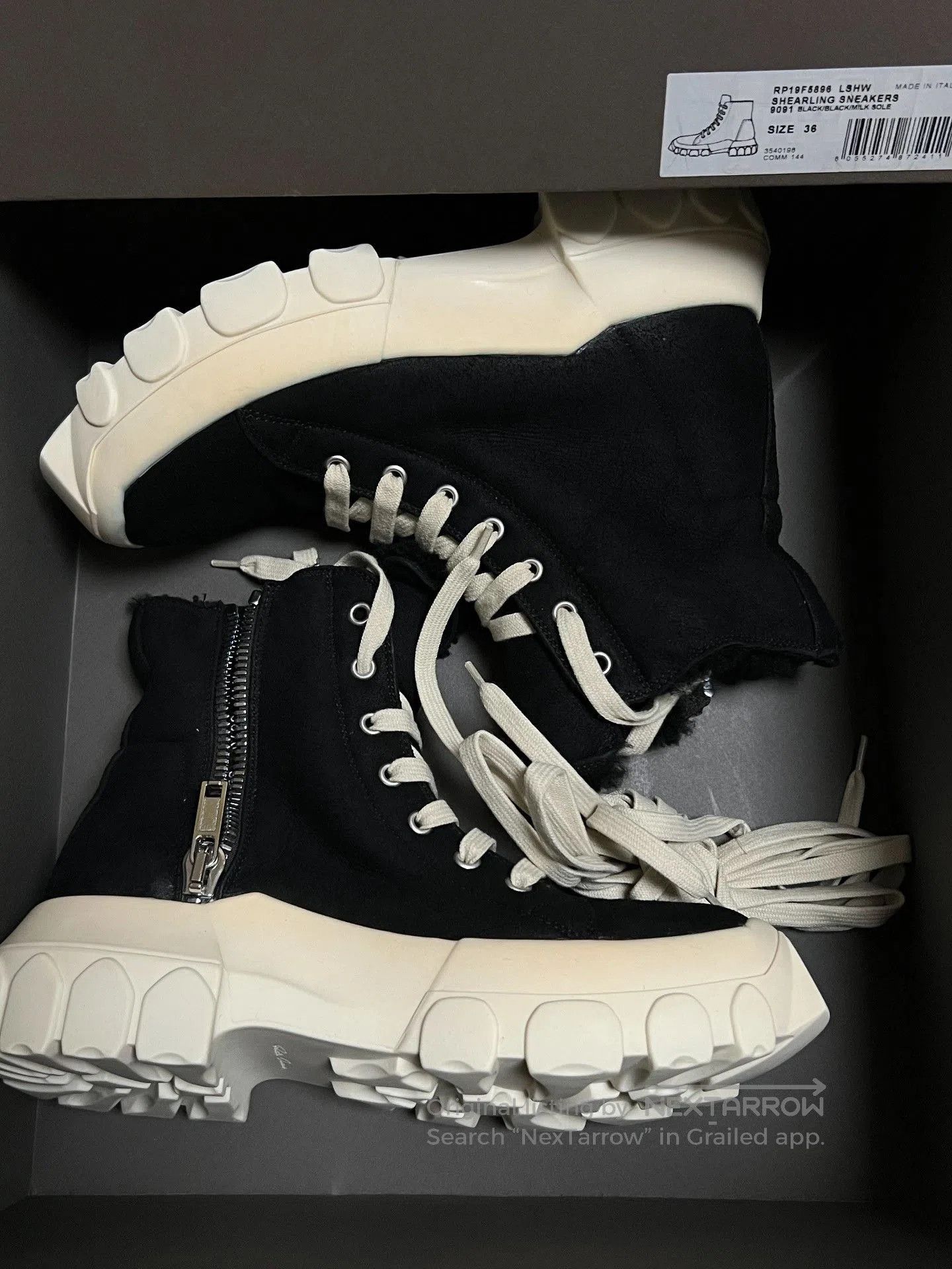 Rick Owens Rick Owens Shearling. Size US 5 / IT 35 - 1 Thumbnail