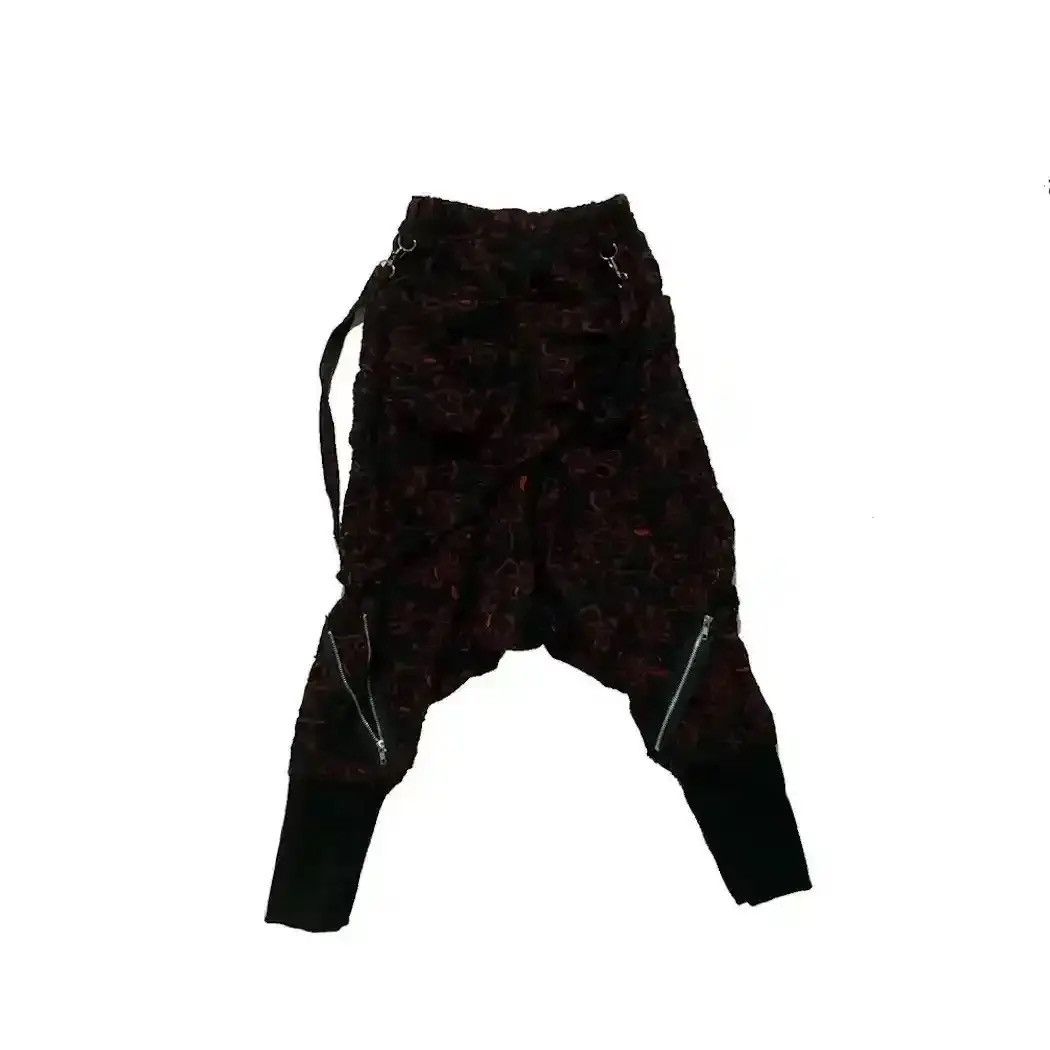 Japanese Brand 💥 GRAILS💥JAPANESE DROP CROTCH-C MULTIZIPPER BONDAGE PANTS Size US 33 - 2 Thumbnail