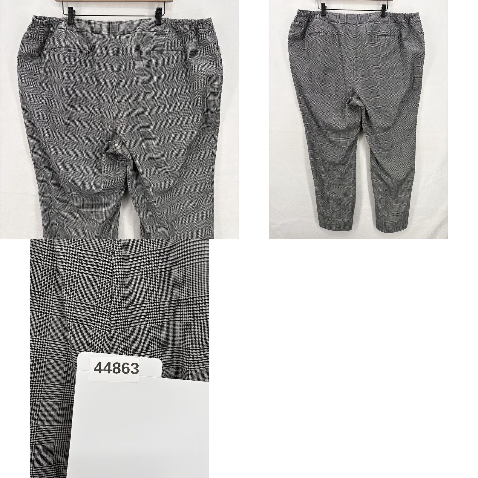 Talbots Talbots Womens Pants Gray Heritage Plaid Wool Blend 24W Dress Trousers Career Workwear Straight Leg Mens Womens? Size 42" / US 20 - 9 Thumbnail
