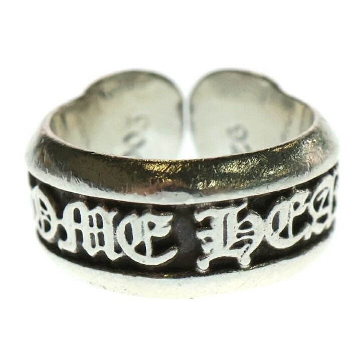 Chrome Hearts Size 8 OFFER OK! CHROME HEARTS LARGE SCROLL LABEL RING Size ONE SIZE - 4 Thumbnail